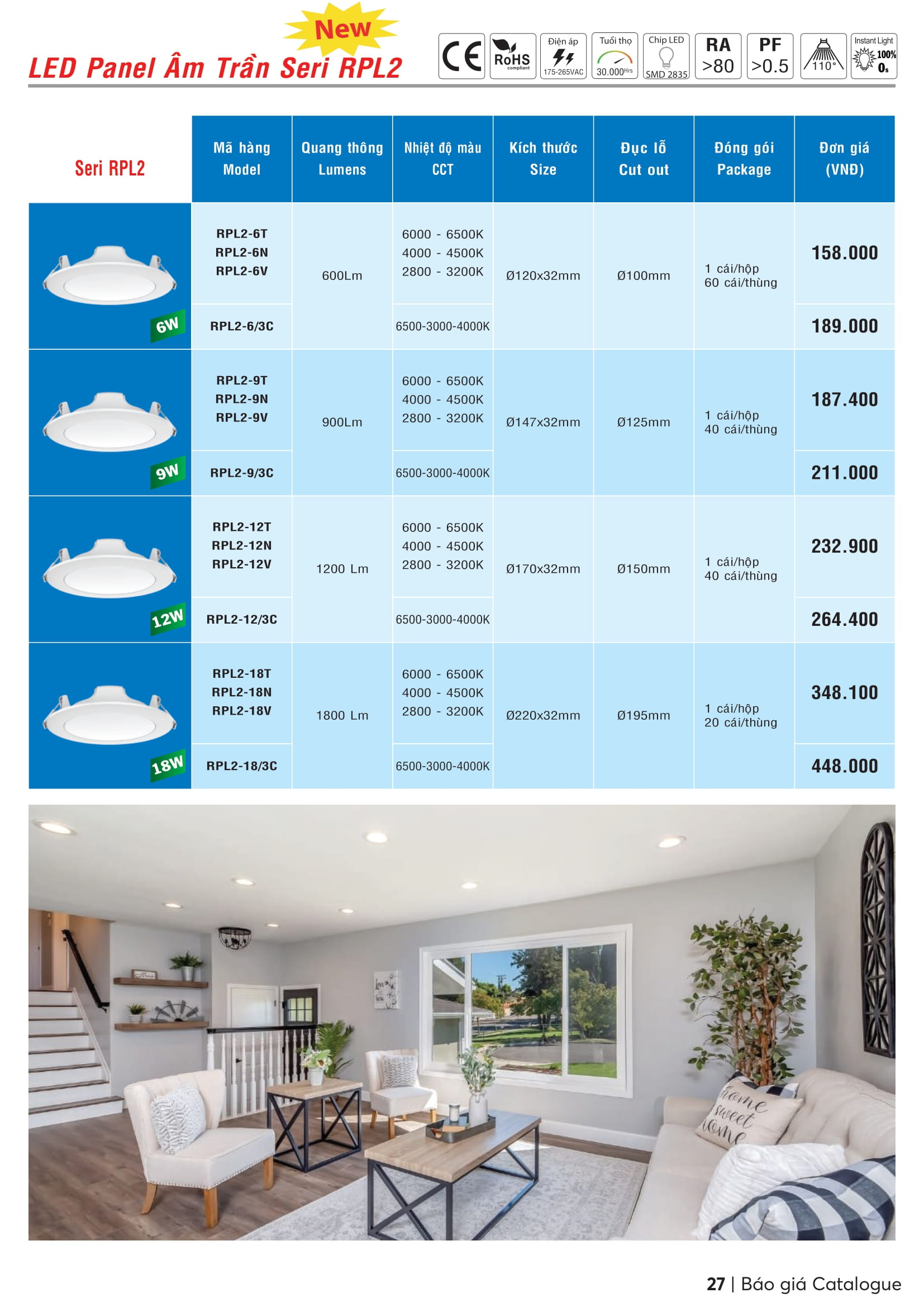 Catalogue MPE 2023-2024 ( Bảng giá Đèn Led & Thiết bị điện MPE mới nhất )