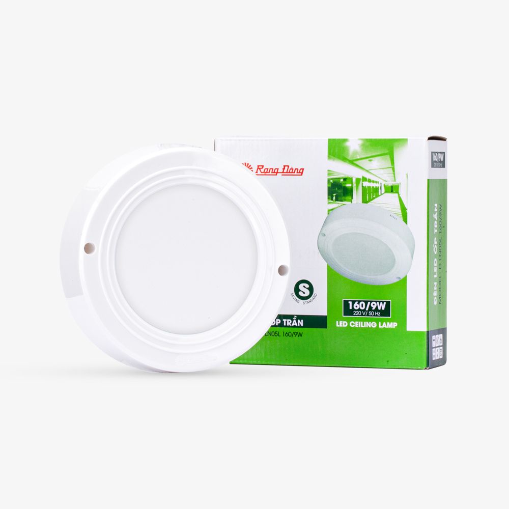 Đèn LED ốp trần tròn Model: LN05 160/9W