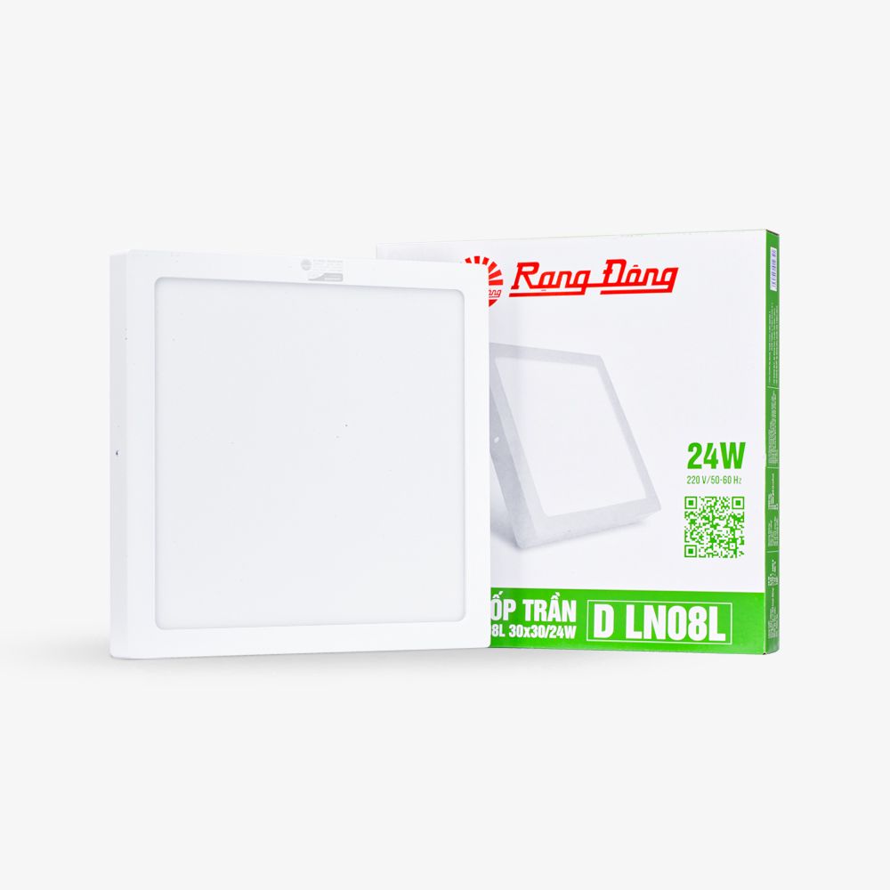 Đèn LED ốp trần vuông Model: LN08 300x300/24W