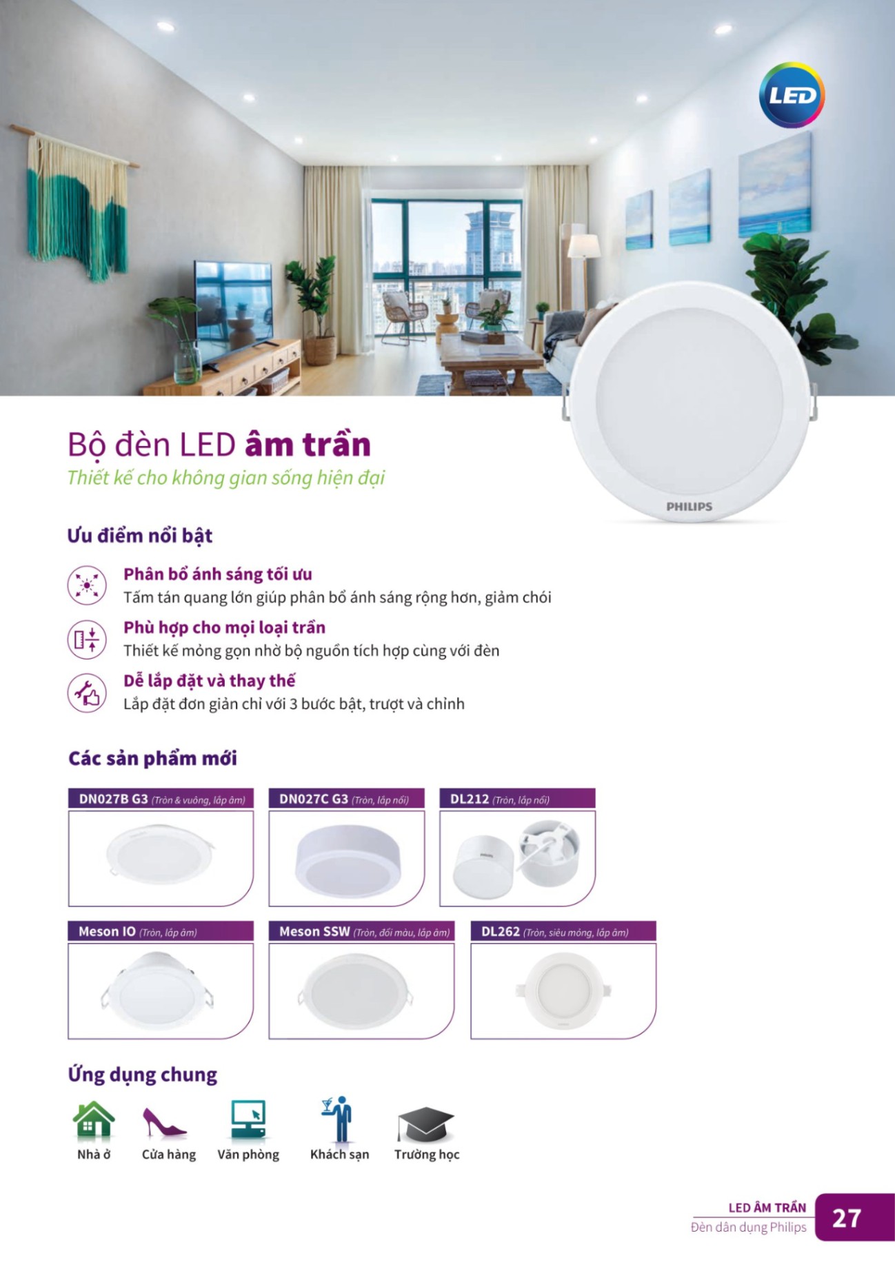 Bóng Đèn Led Philips - Catalogue 2023