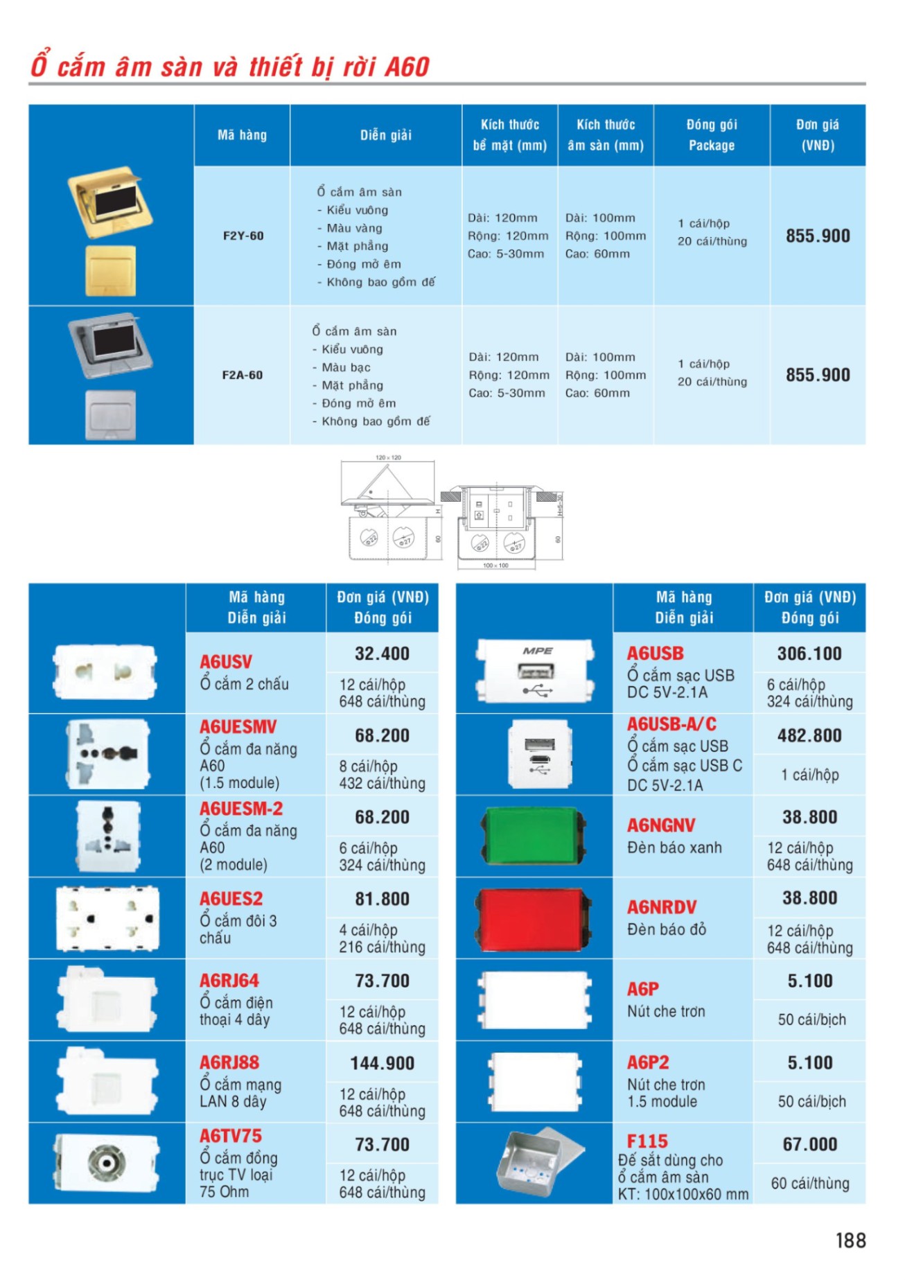 MPE Catalogue 2023 - Bảng Giá Đèn led & Thiết bị điện MPE T3.2023