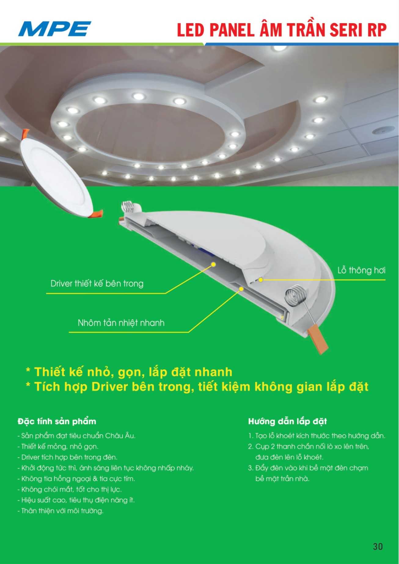 MPE Catalogue 2023 - Bảng Giá Đèn led & Thiết bị điện MPE T3.2023