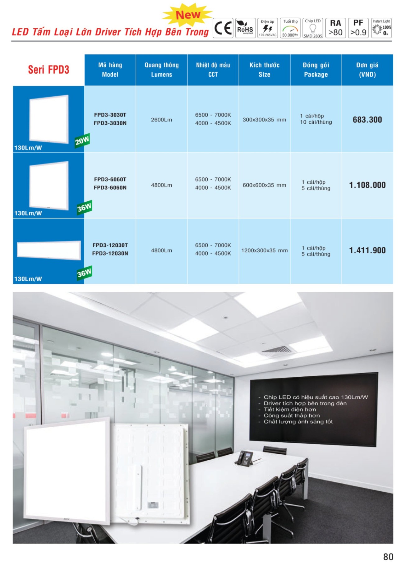 MPE Catalogue 2023 - Bảng Giá Đèn led & Thiết bị điện MPE T3.2023