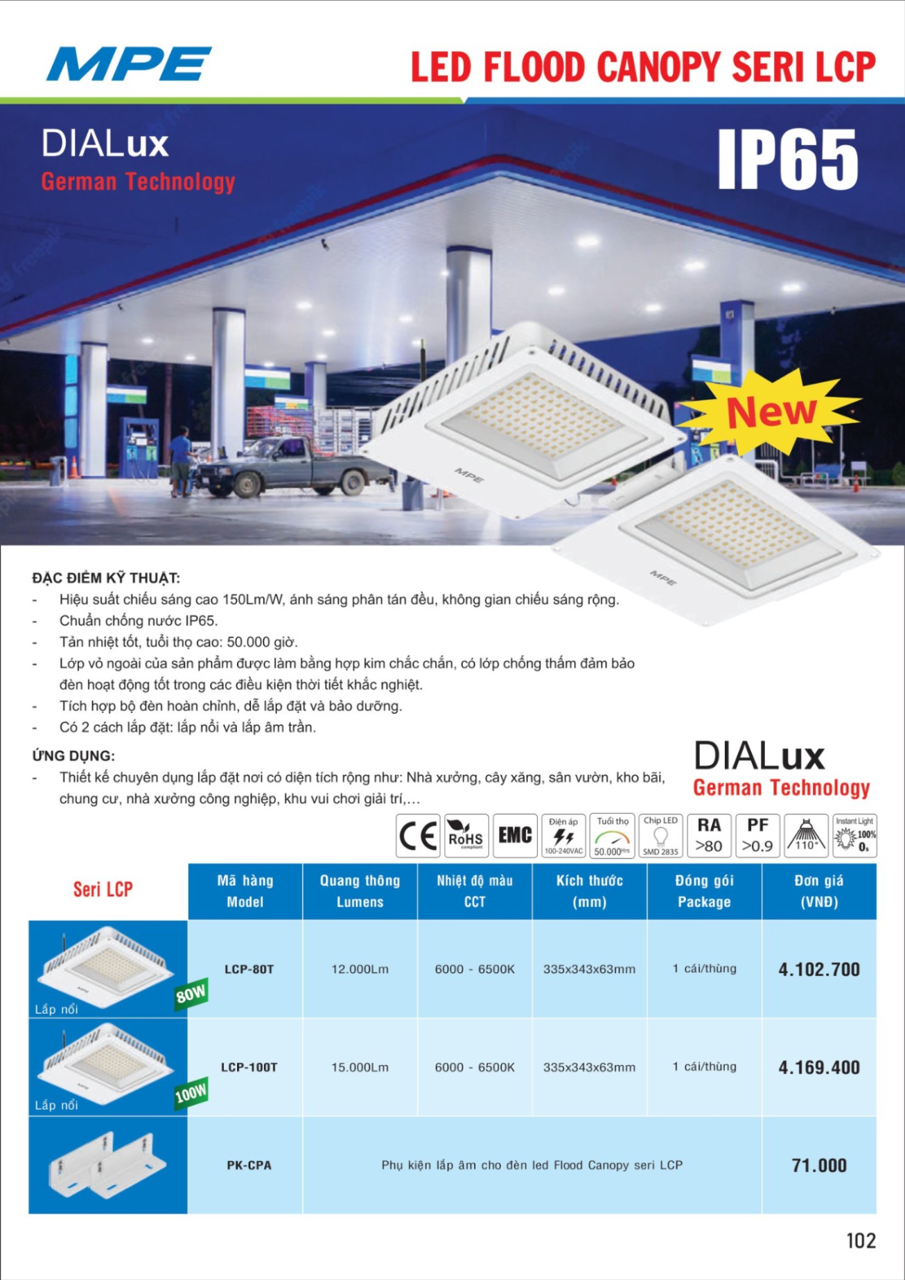 MPE Catalogue 2023 - Bảng Giá Đèn led & Thiết bị điện MPE T3.2023