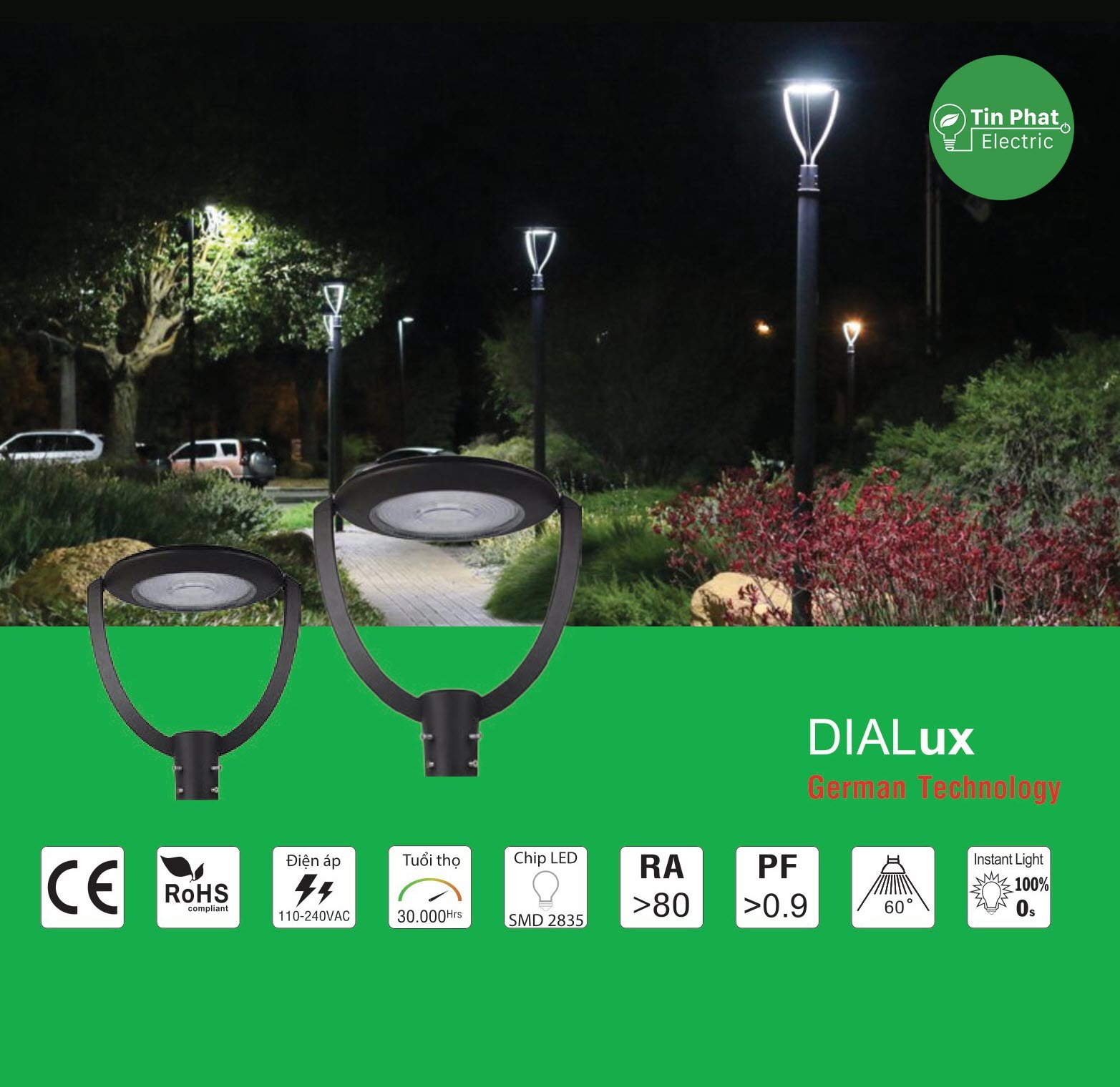 ĐÈN LED GARDEN LIGHT LGL-100W