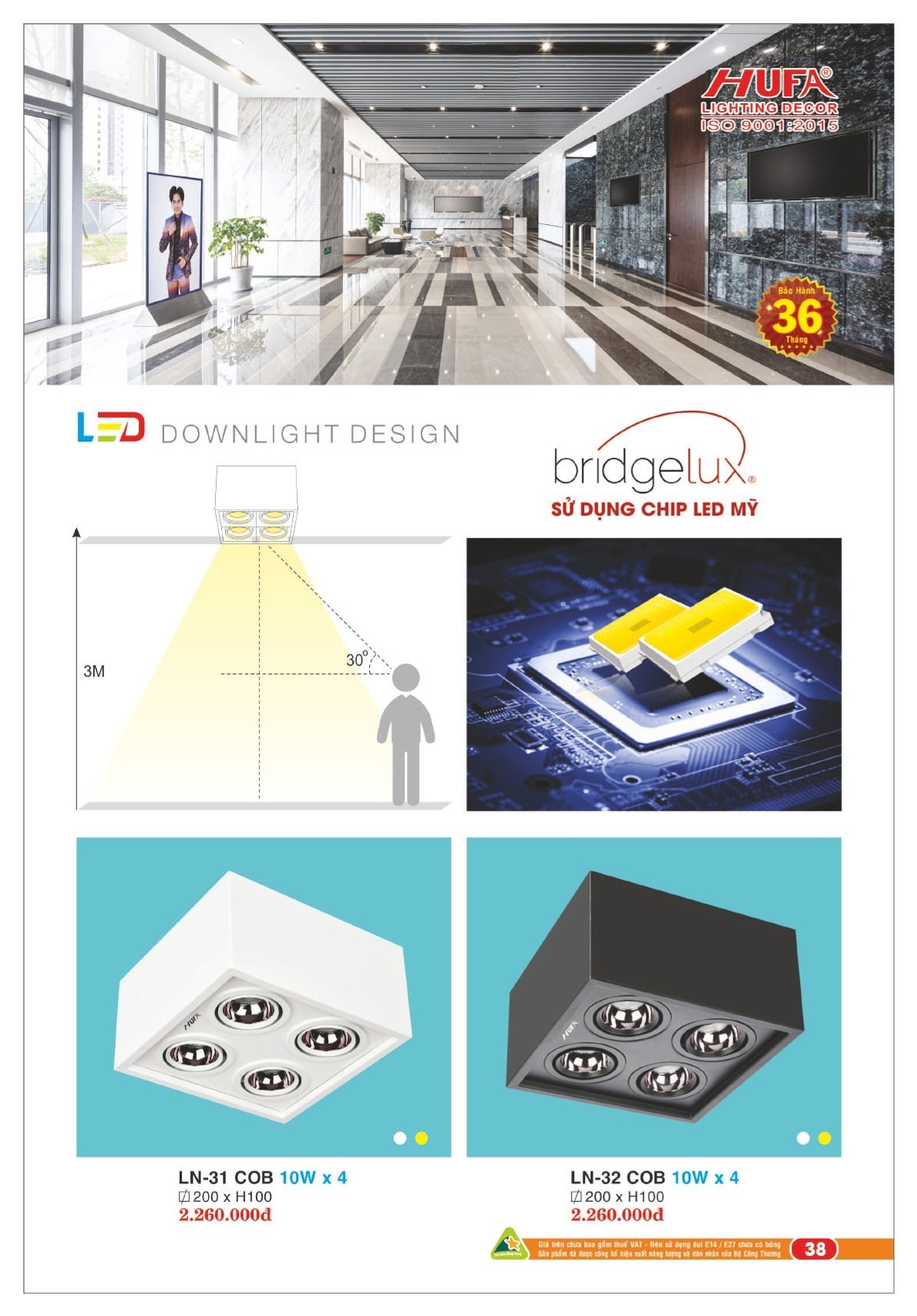 Bảng giá Đèn Led HUFA (Catalogue 2023-2024)