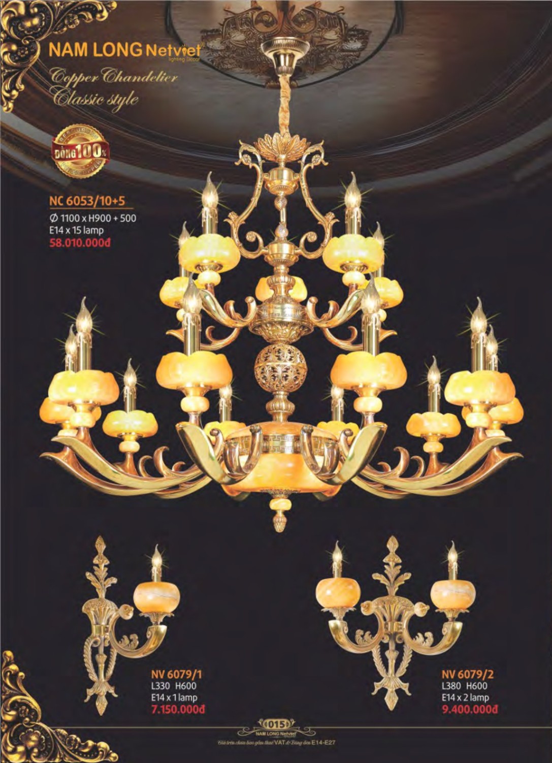 Đèn Trang Trí NAM LONG NetViet (Bảng giá 2023-2024)-Catalogue 1