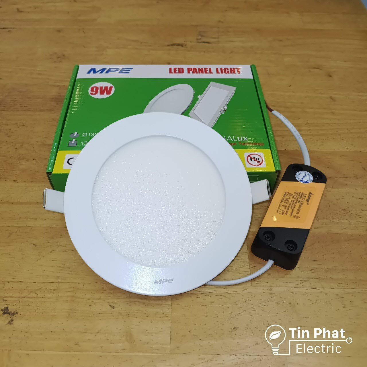 RPL-9V (Đèn led panel tròn âm 9W vàng)