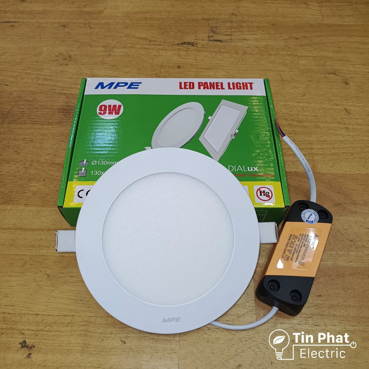 RPL-9T (Đèn led panel tròn âm 9W trắng)