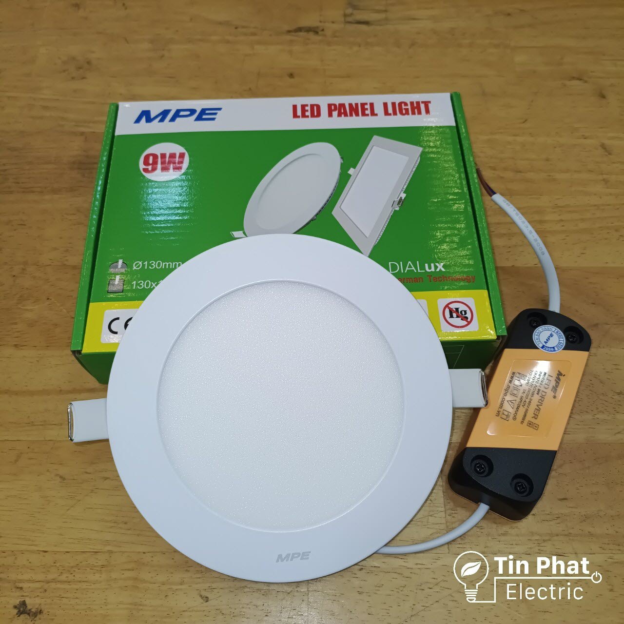 RPL-9T (Đèn led panel tròn âm 9W trắng)