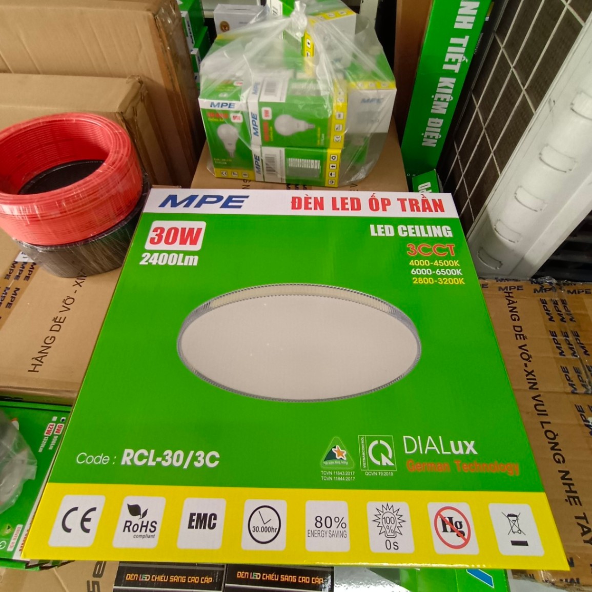 RCL-30/3C (Đèn led ốp trần RCL 30W 3 chế độ màu)