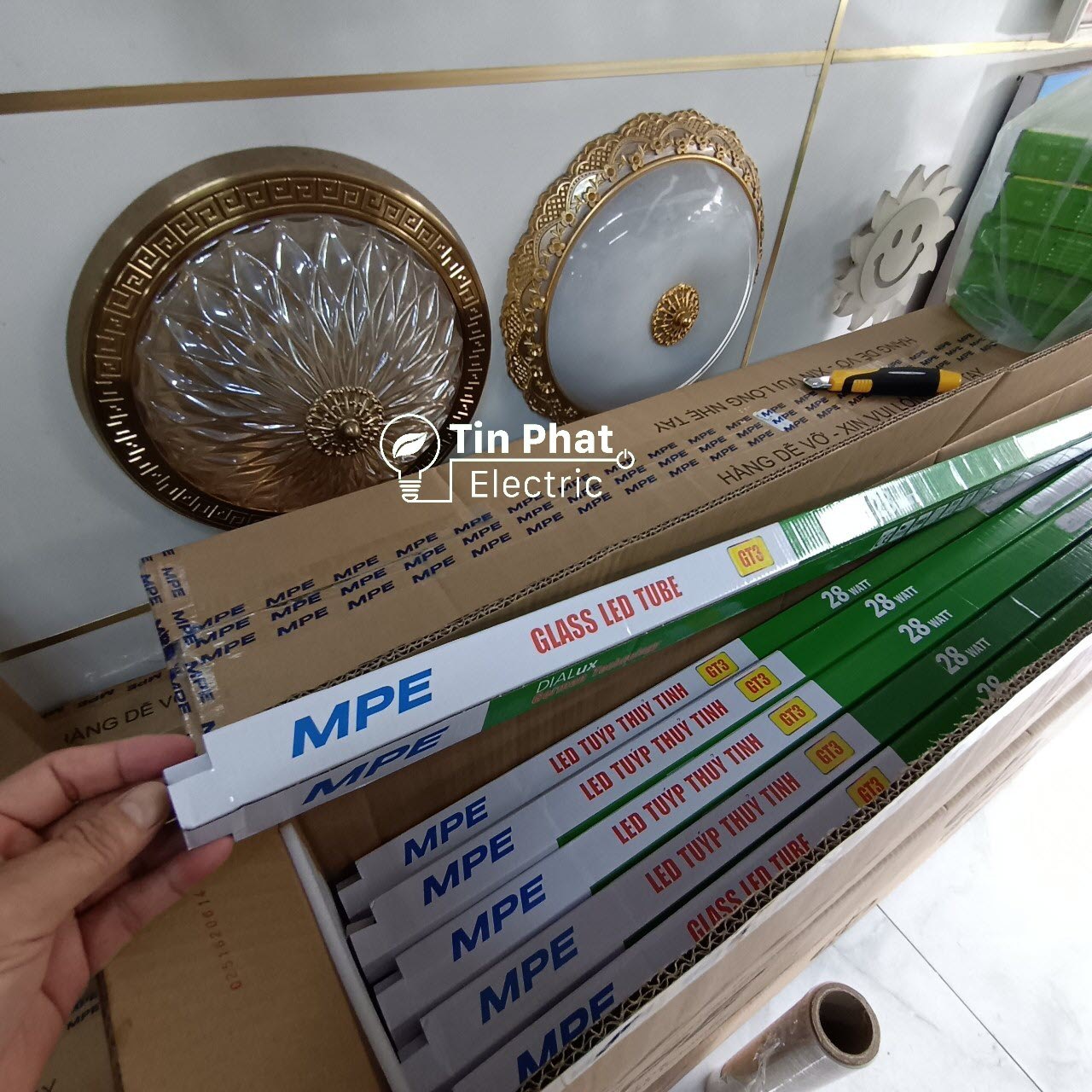 GT3-120T (Đèn led tube thủy tinh T3 1.2m trắng)