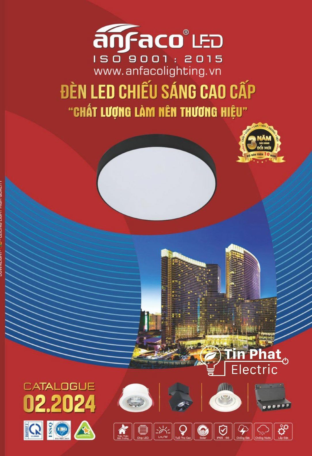 Bảng giá Đèn LED ANFACO (Catalogue 2024)