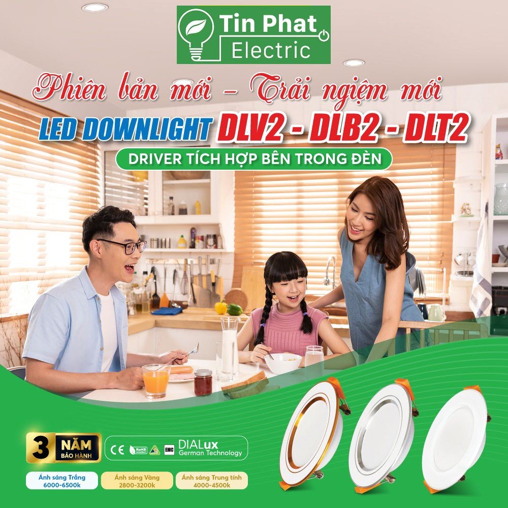 DLT2-12V ( ĐÈN LED DOWNLIGHT DLT2-12W )