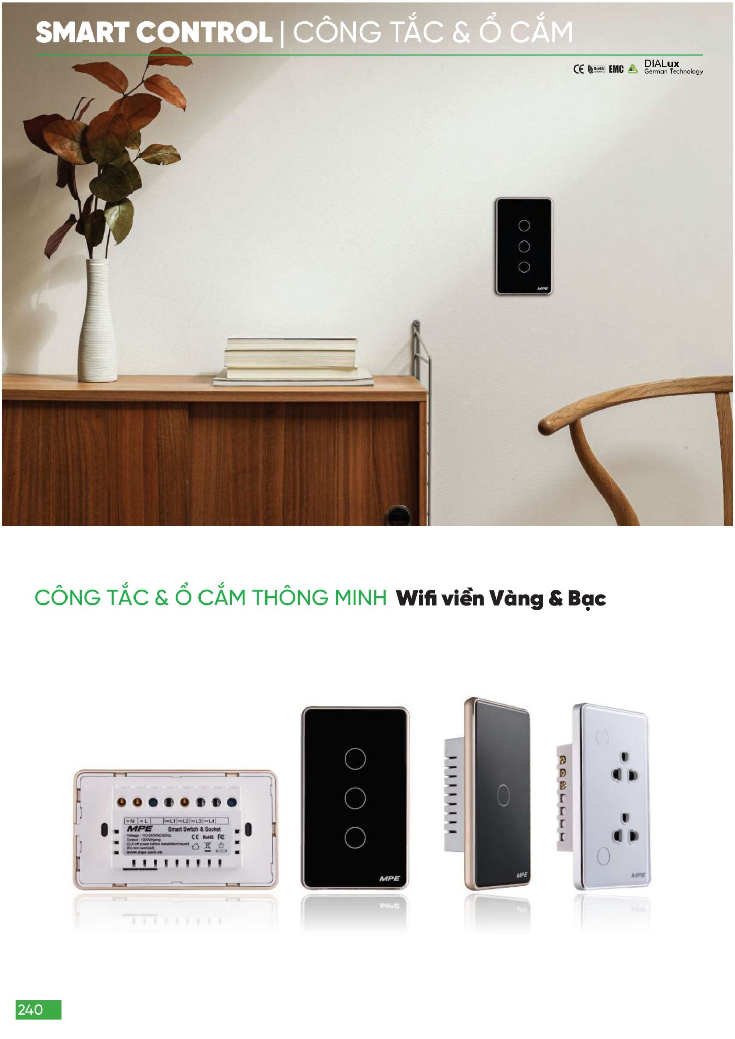 Bảng giá Đèn LED & Thiết bị điện MPE (Catalogue 2024)