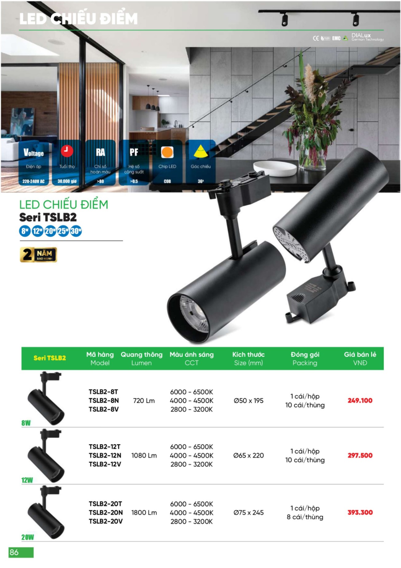 Bảng giá Đèn LED & Thiết bị điện MPE (Catalogue 2024)