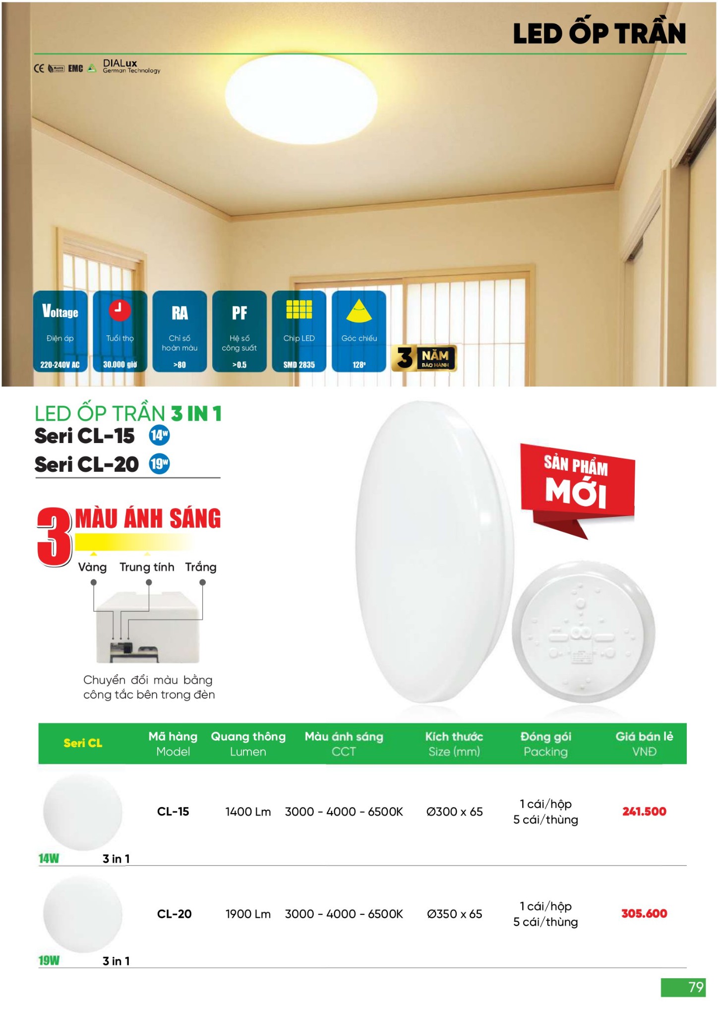 Bảng giá Đèn LED & Thiết bị điện MPE (Catalogue 2024)