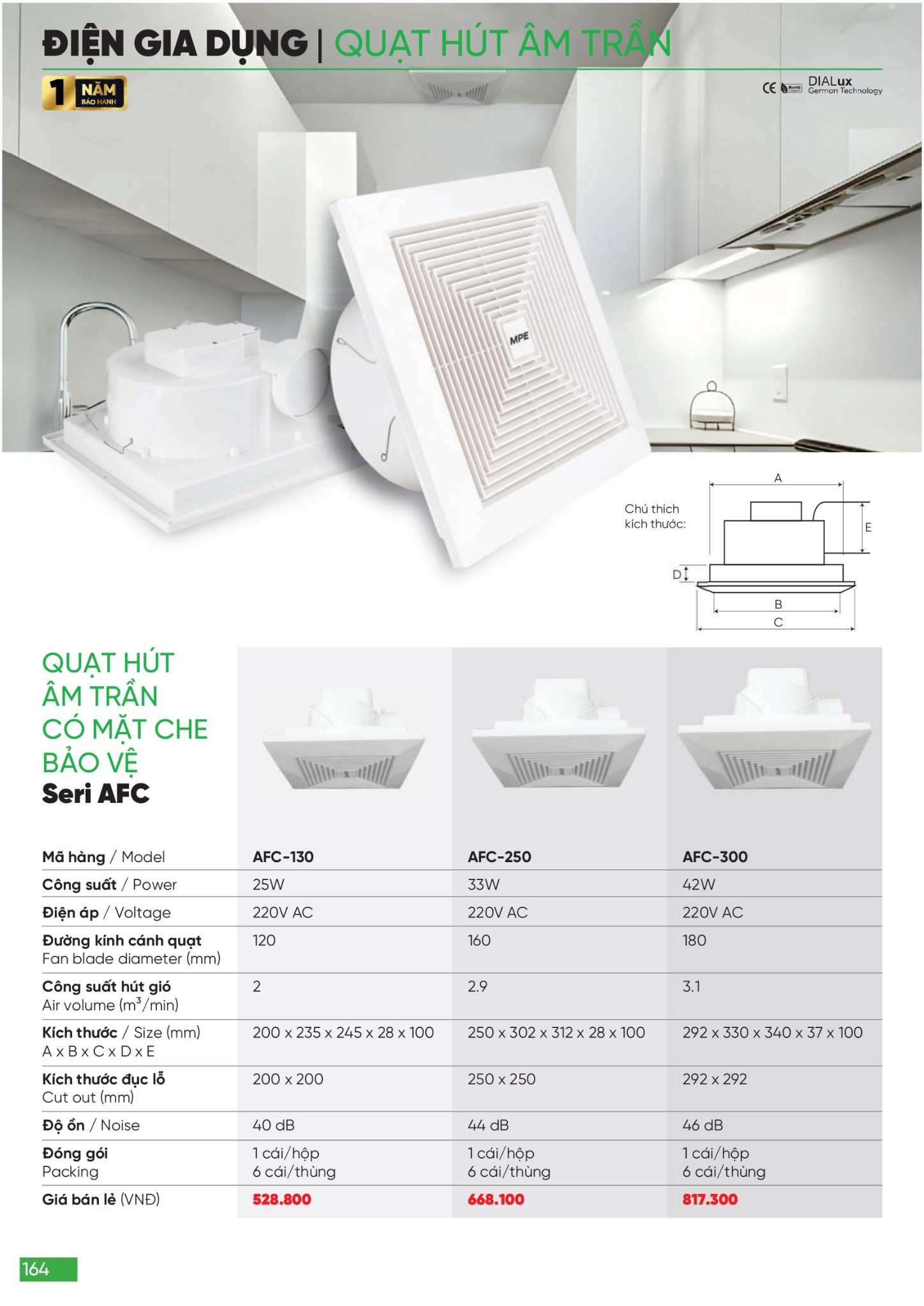 Bảng giá Đèn LED & Thiết bị điện MPE (Catalogue 2024)