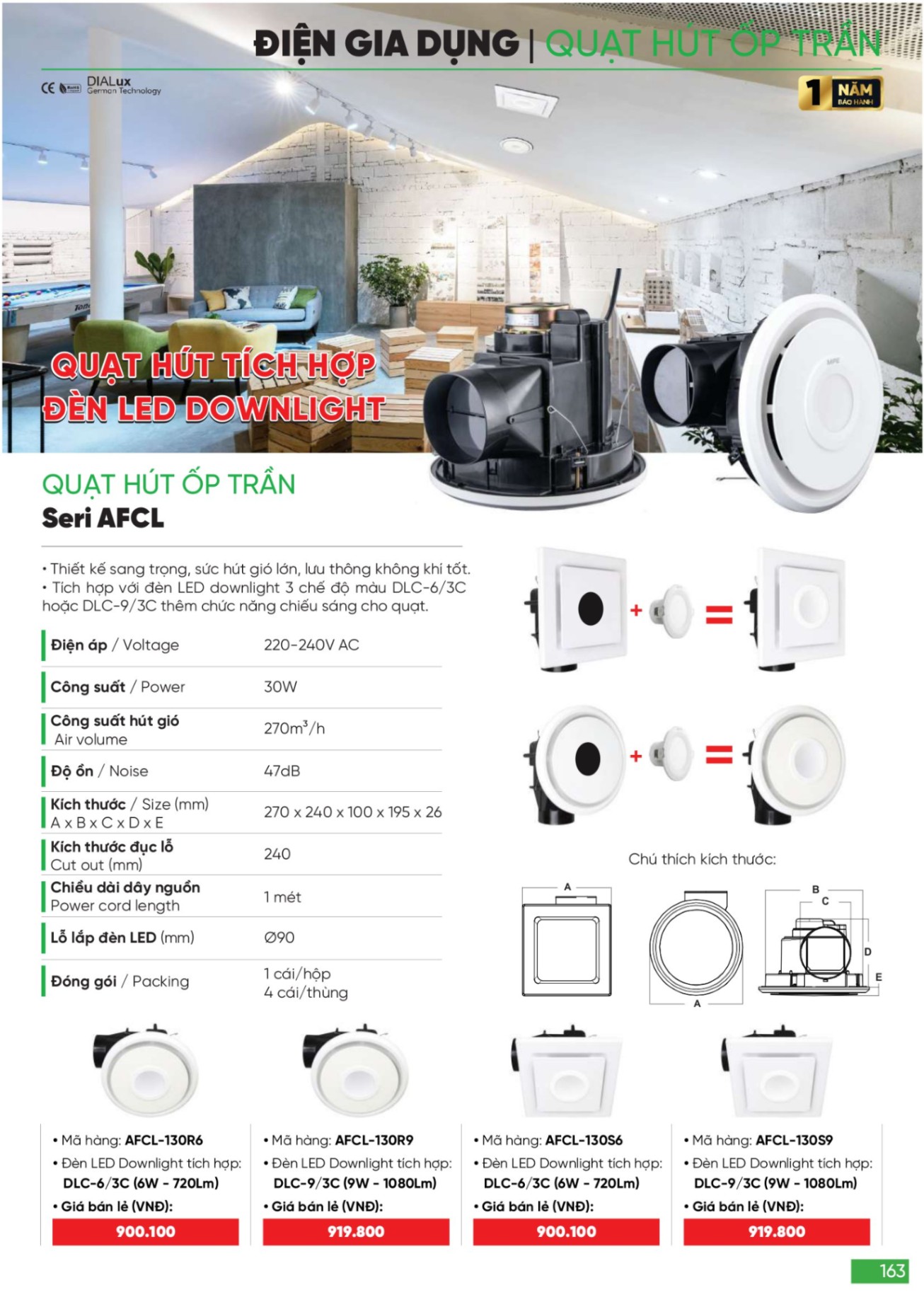 Bảng giá Đèn LED & Thiết bị điện MPE (Catalogue 2024)