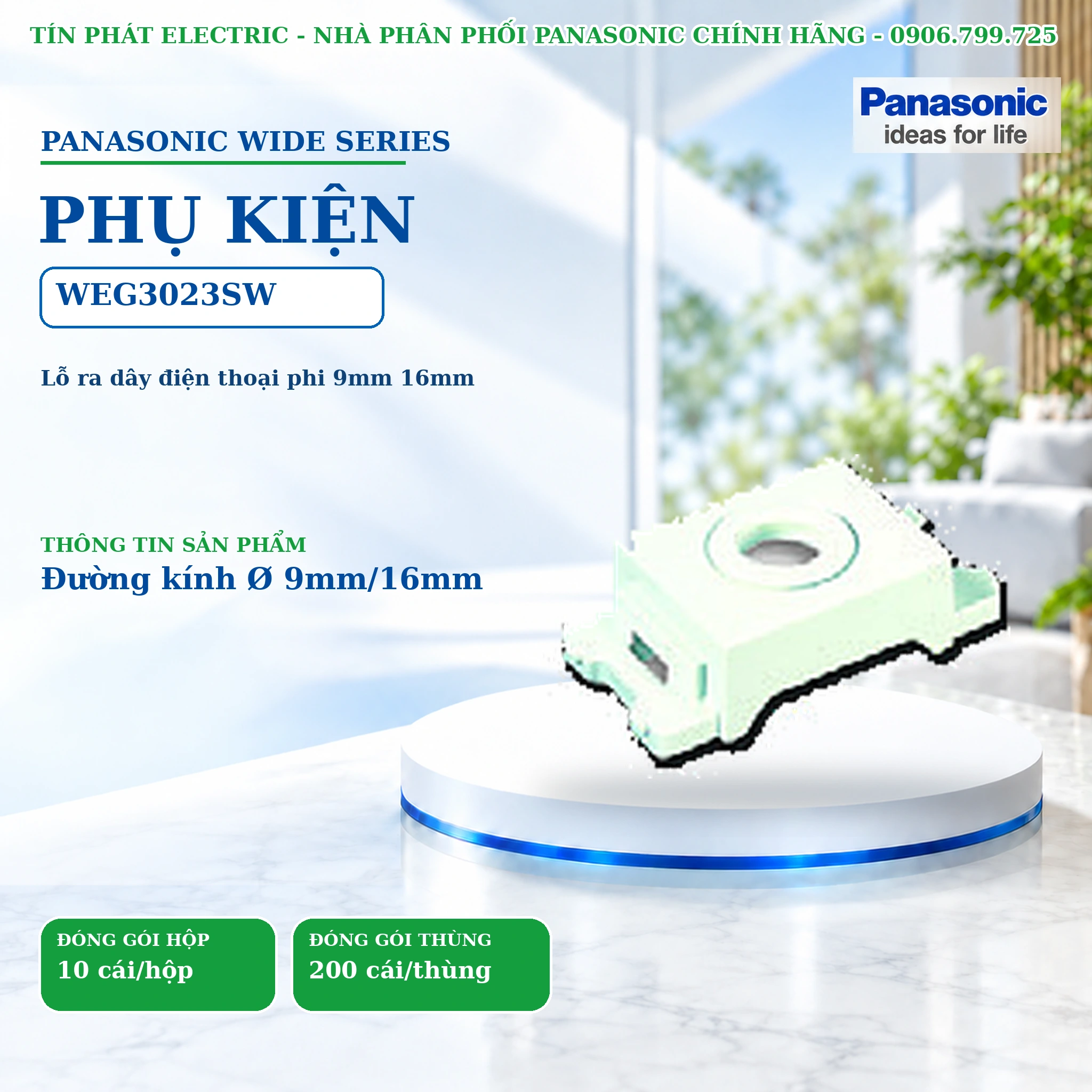 Công tắc ổ cắm Wide Series Panasonic WEG3023SW