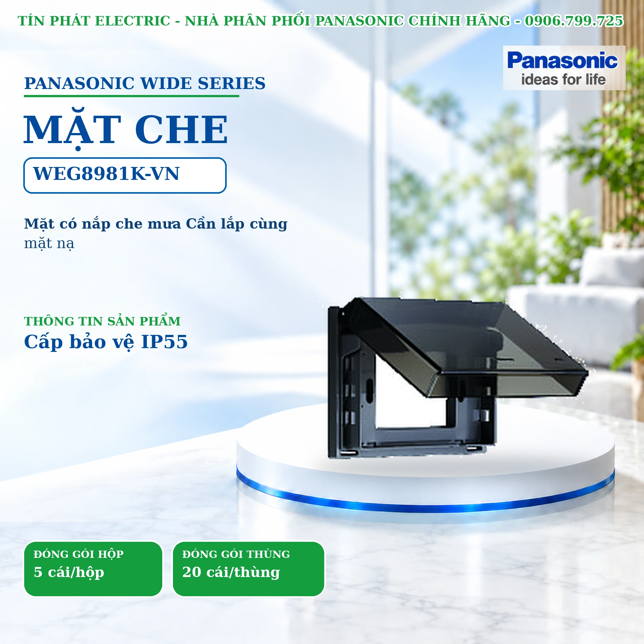 Công tắc ổ cắm Wide Series Panasonic WEG8981K-VN