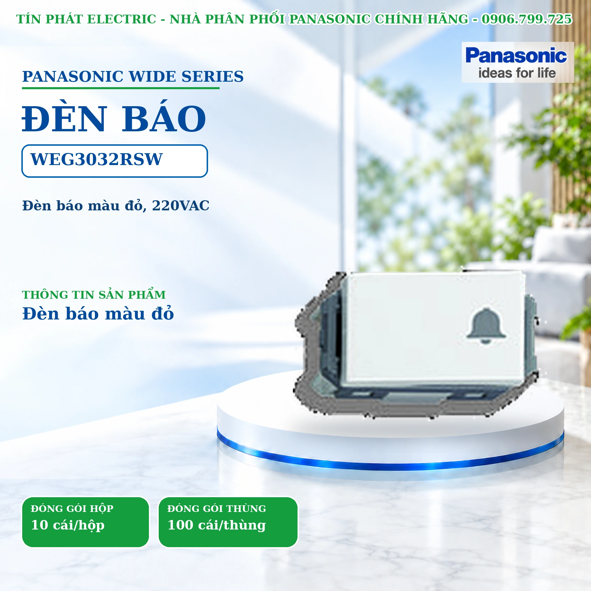 Công tắc ổ cắm Wide Series Panasonic WEG3032RSW
