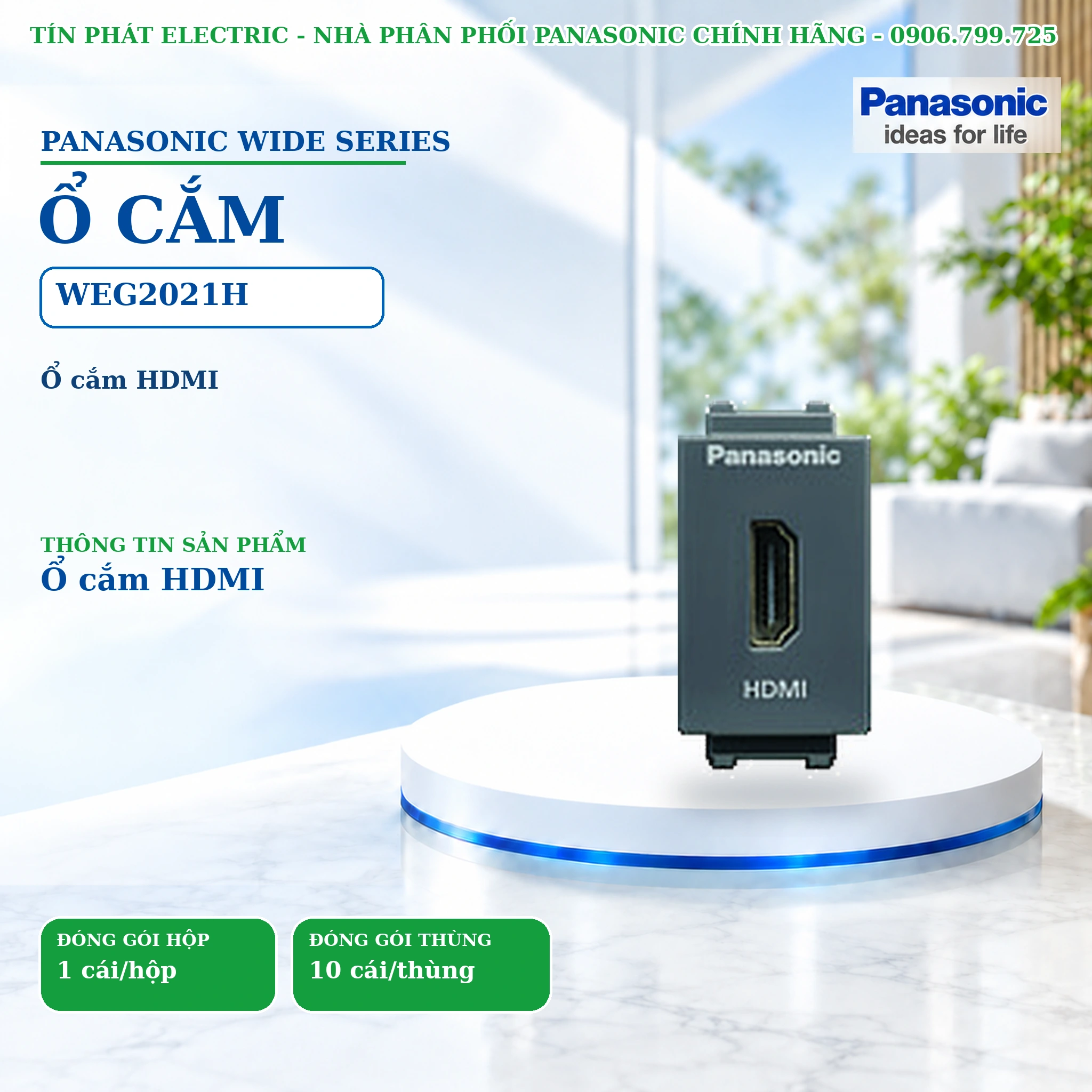 Công tắc ổ cắm Wide Series Panasonic WEG2021H