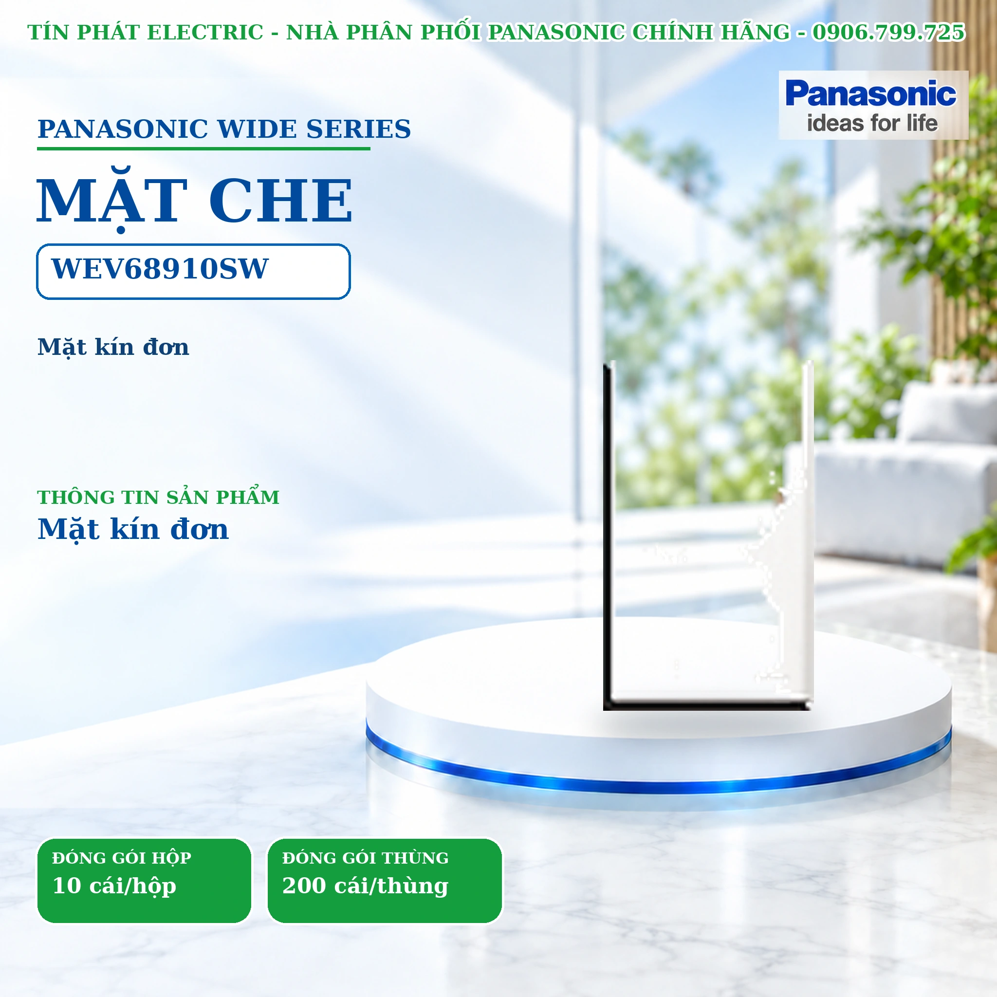 Công tắc ổ cắm Wide Series Panasonic WEV68910SW