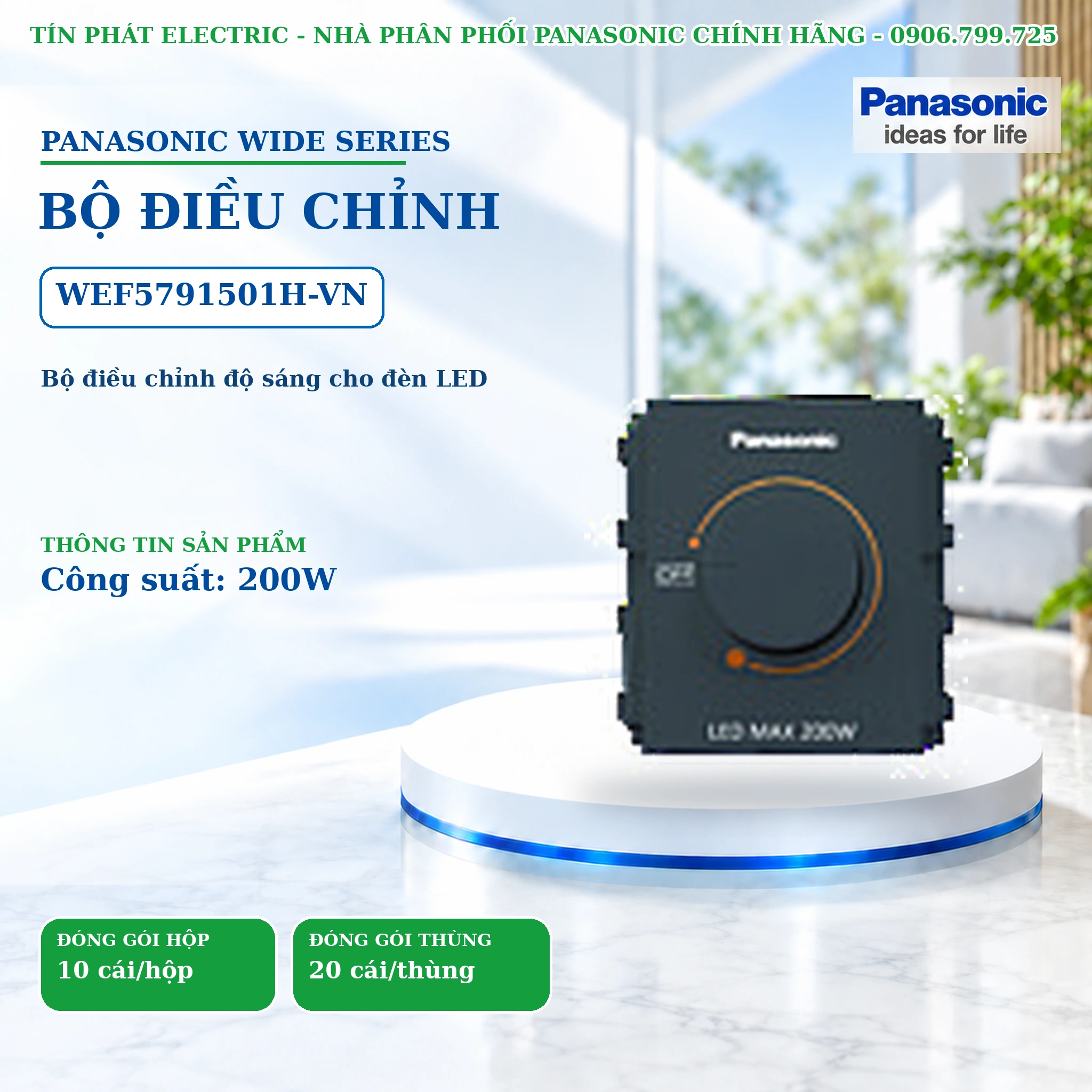 Công tắc ổ cắm Wide Series Panasonic WEF5791501H-VN