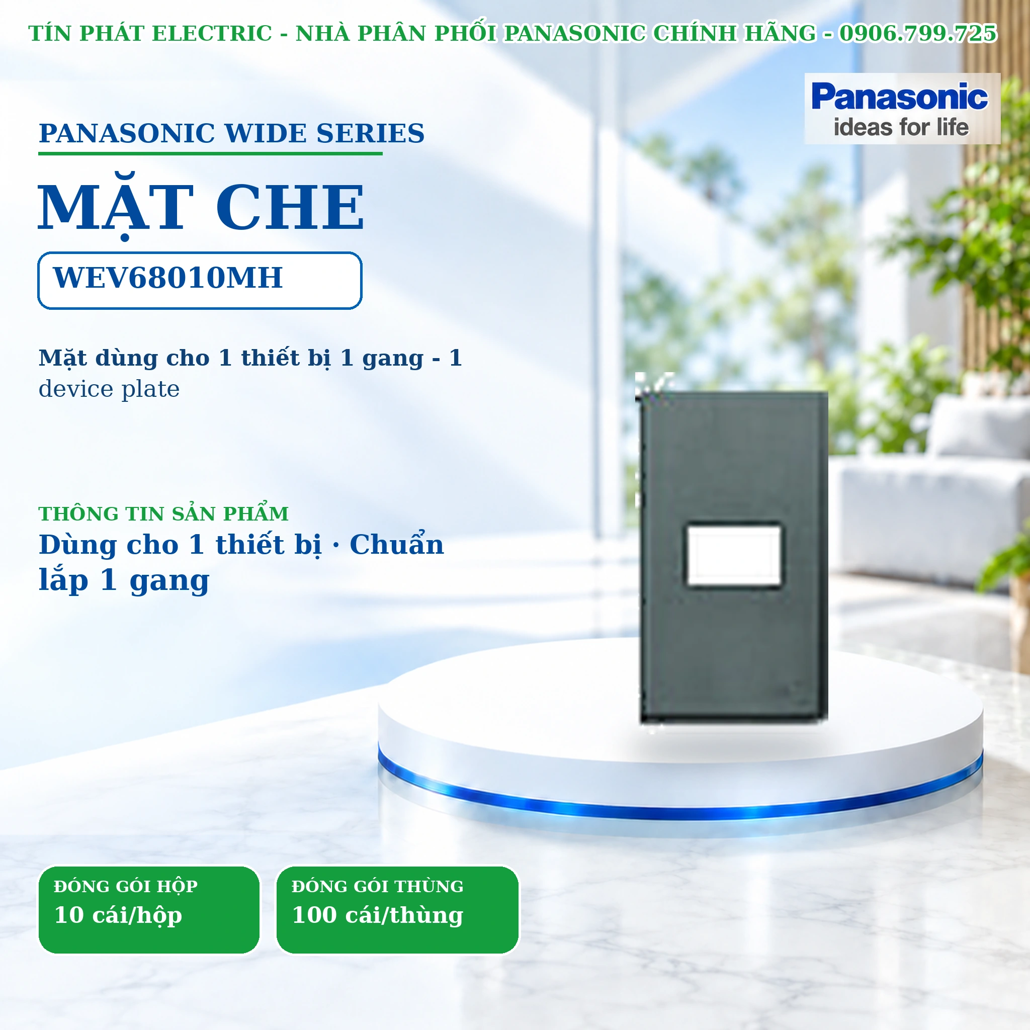 Công tắc ổ cắm Wide Series Panasonic WEV68010MH