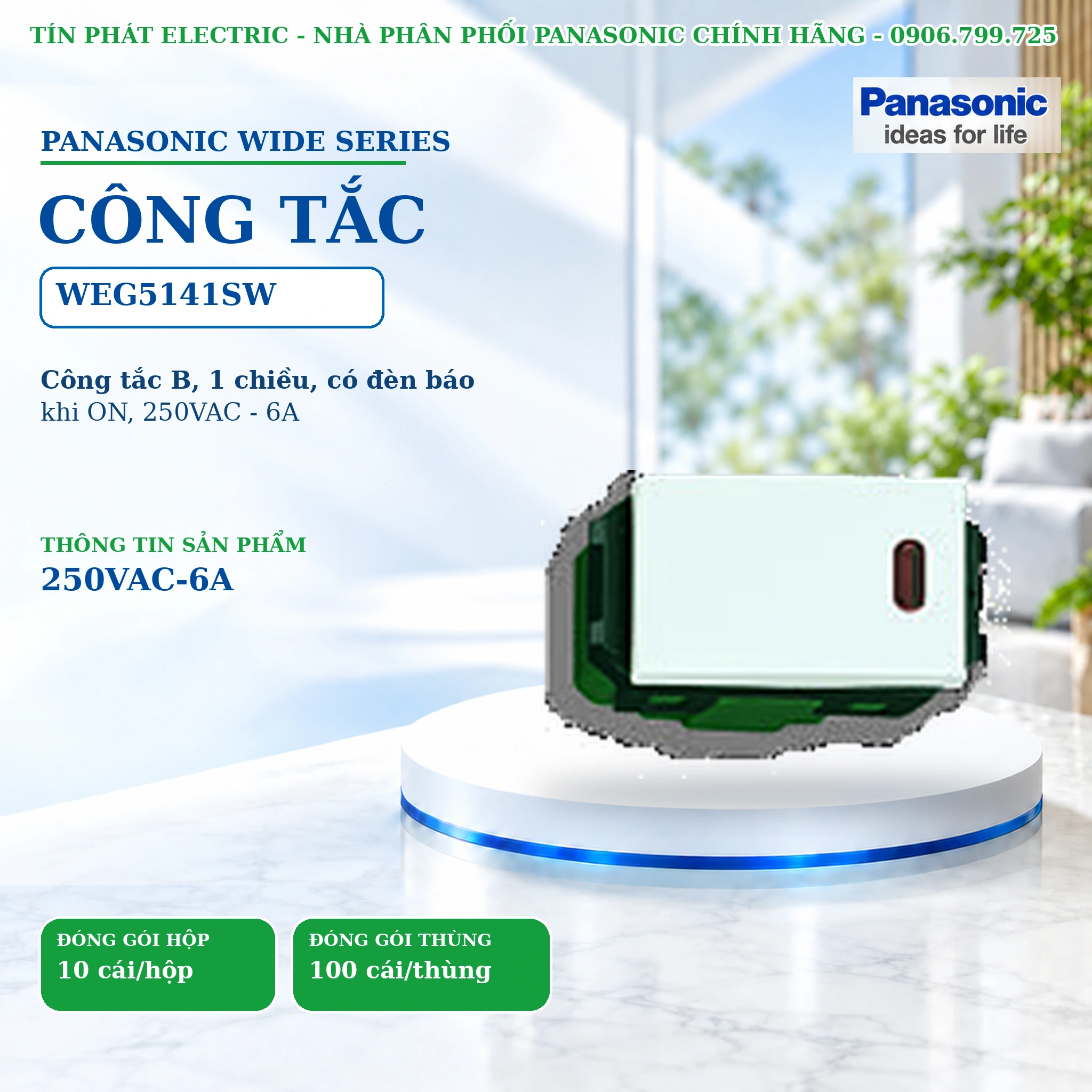 Công tắc ổ cắm Wide Series Panasonic WEG5141SW