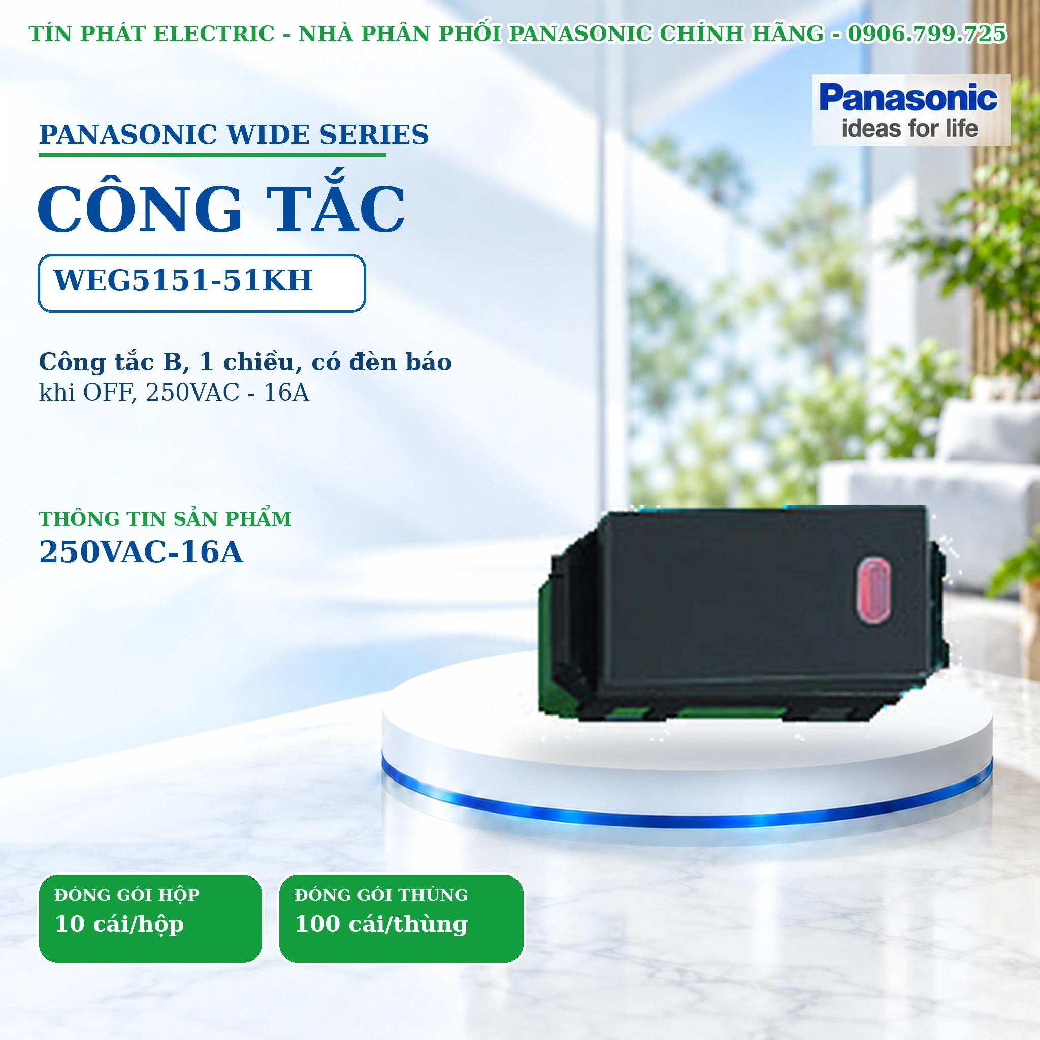 Công tắc ổ cắm Wide Series Panasonic WEG5151-51KH