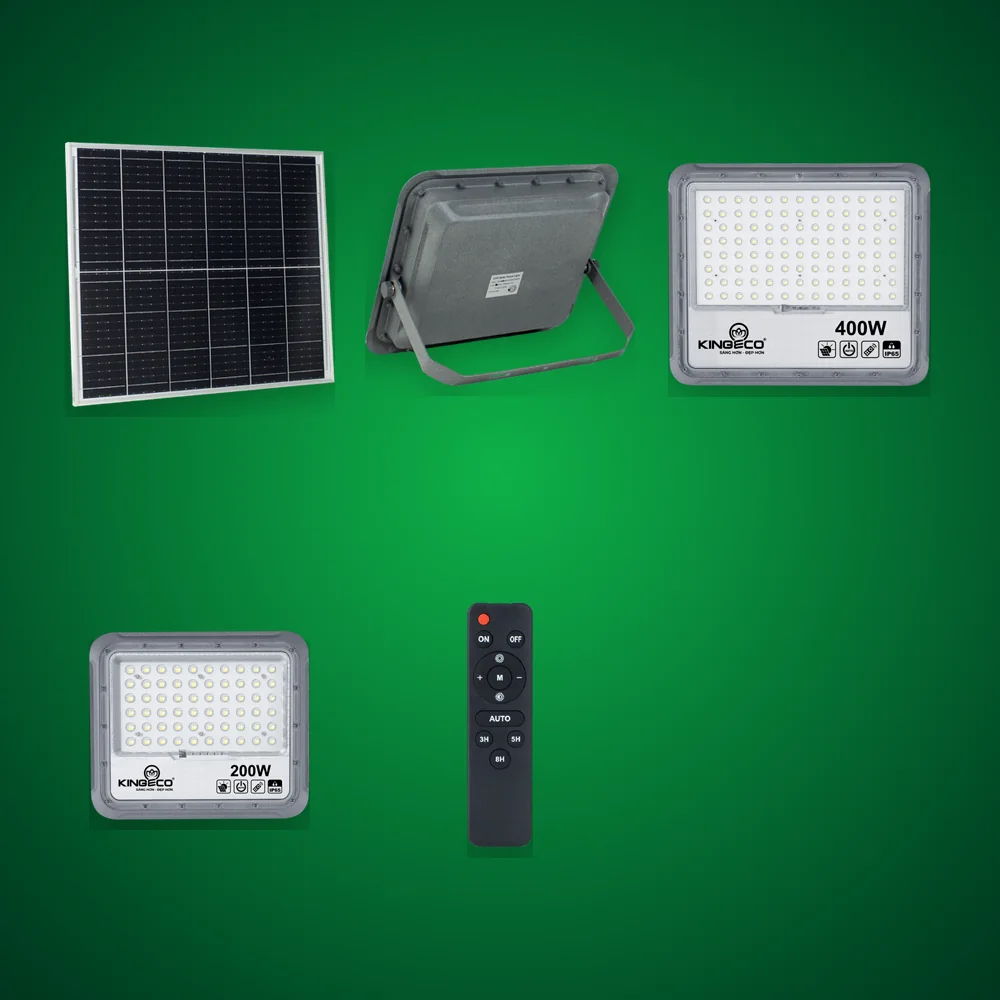 EC-PNL-01-200-T - Đèn Pha LED Năng Lượng Mặt Trời KINGECO 200W