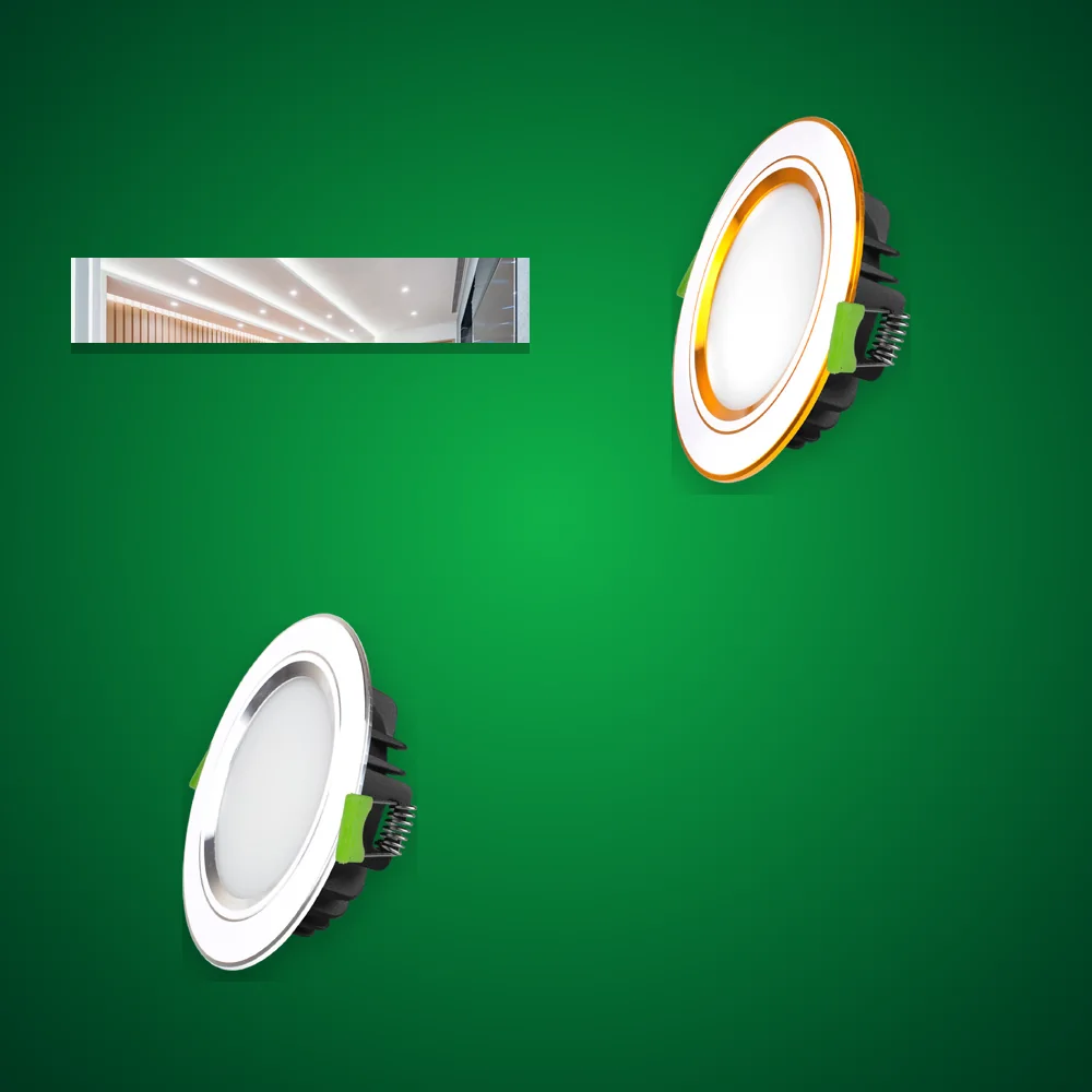 EC-DL-9SS-T118-V-PV - Đèn LED âm trần KingEco KINGLED 9W ánh sáng vàng