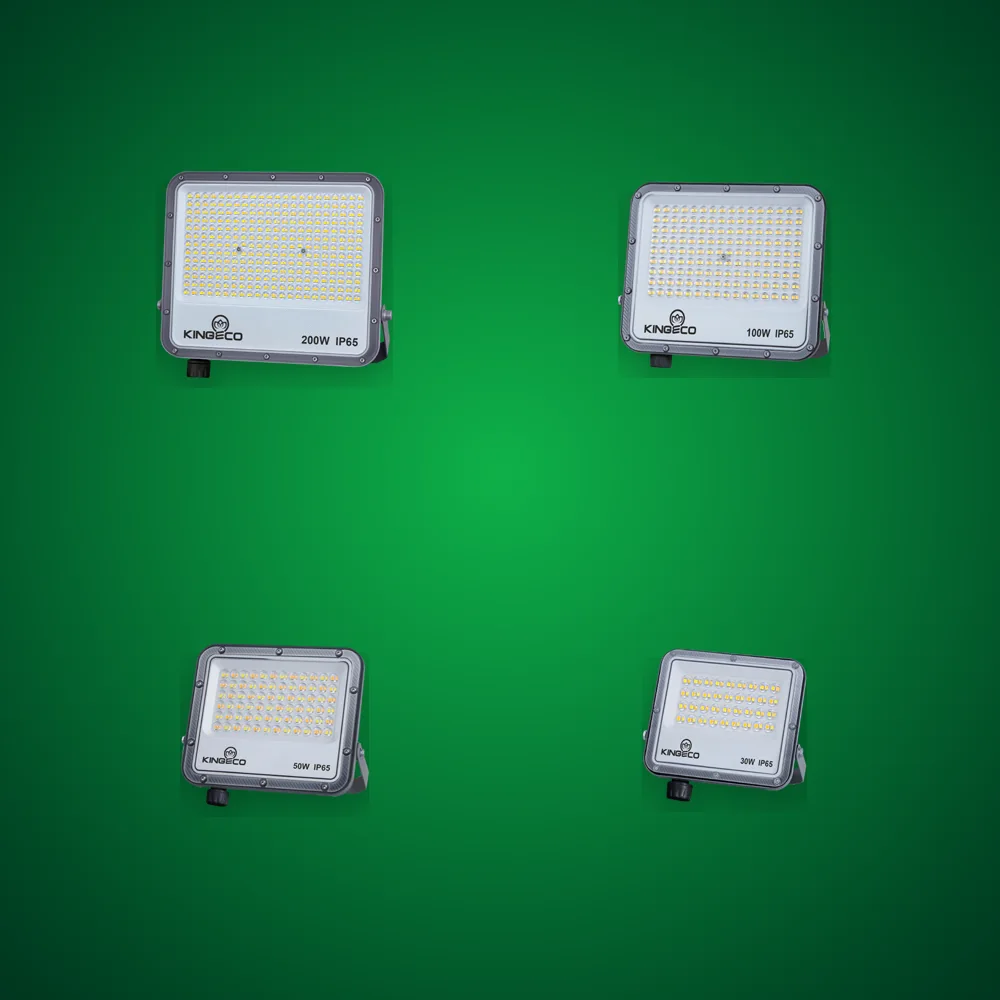 EC-P3M-50 - Đèn Pha LED Ba Màu KINGECO 50W