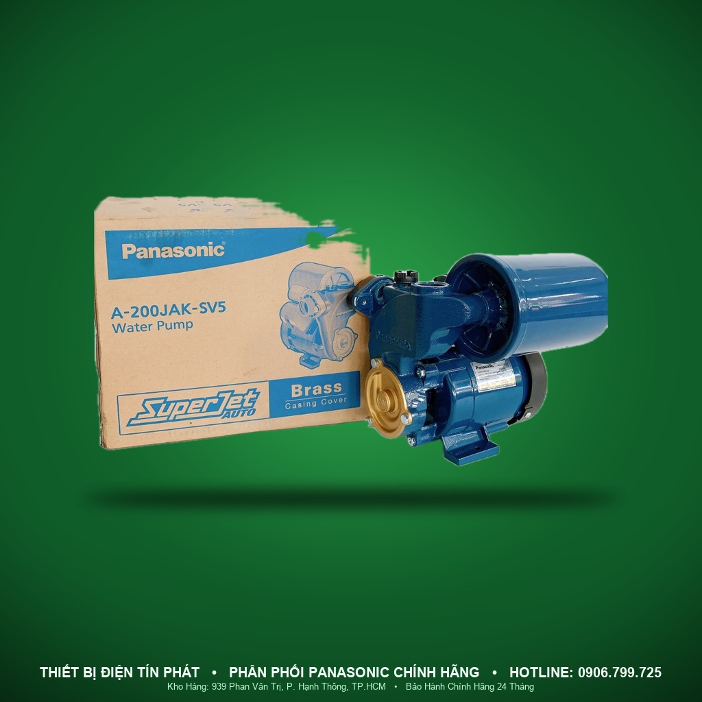 A-200JAK - A-200JAK – Máy bơm tăng áp tự động, 45L/phút, 200W – Panasonic