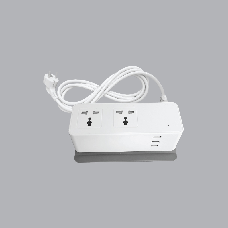 AM2S-3USB (Ổ cắm di động - 2 ổ cắm đơn đa năng + 3 ổ cắm sạc USB)