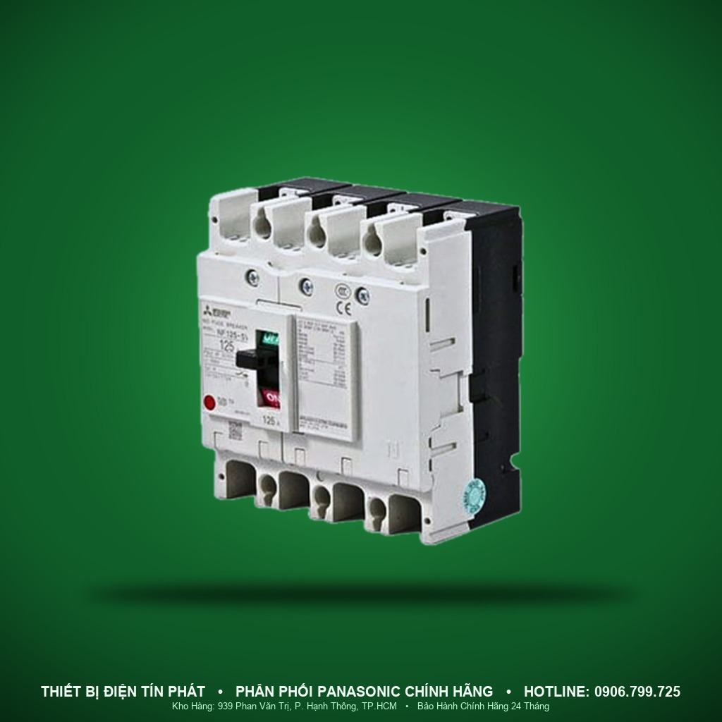 BASF4B10001MFCV - BASF4B10001MFCV – ACB loại cố định 4P, 1000A, Icu 50kA tại 400VAC – Panasonic