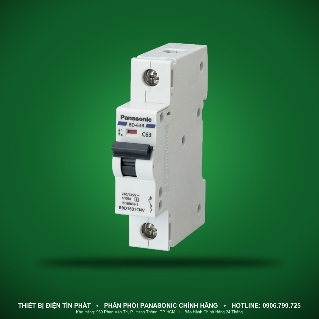 BBD125CNV - BBD125CNV – MCB 1P, 25A, 6kA – Panasonic
