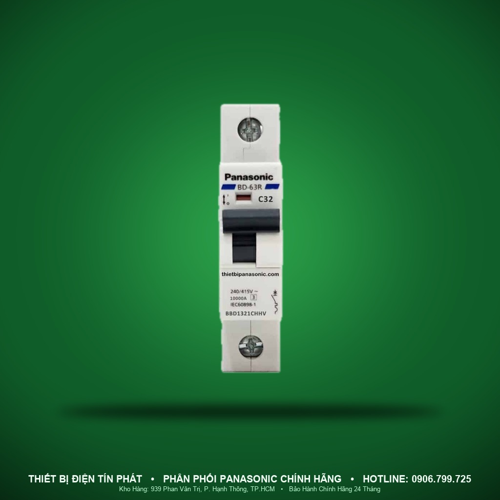 BBD132CHHV - BBD132CHHV – MCB 1P, 32A, 10kA – Panasonic