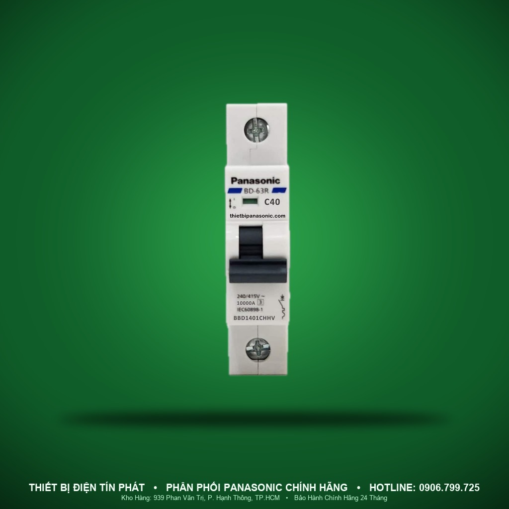 BBD140CHHV - BBD140CHHV – MCB 1P, 40A, 10kA – Panasonic