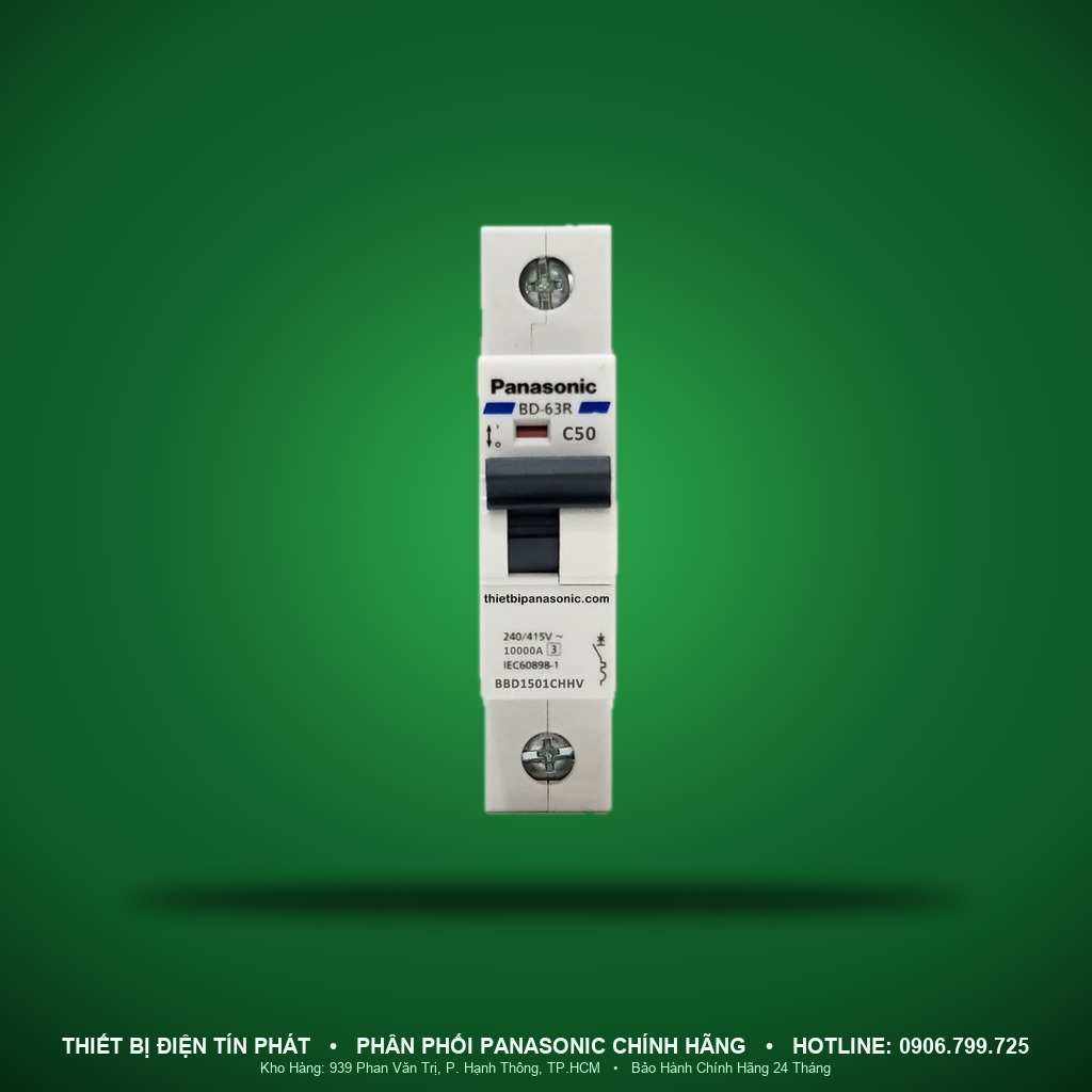 BBD150CHHV - BBD150CHHV – MCB 1P, 50A, 10kA – Panasonic