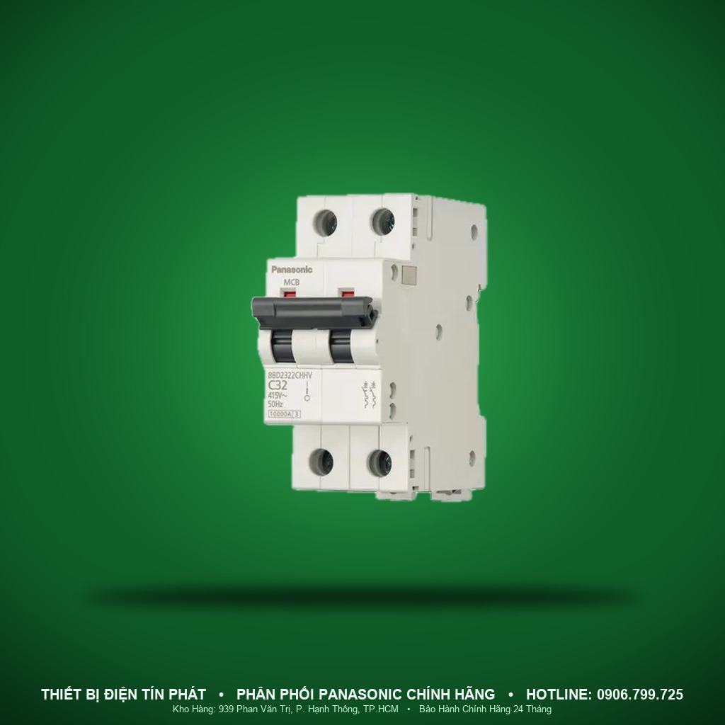 BBD232CHV - BBD232CHV – MCB 2P, 32A, 10kA – Panasonic