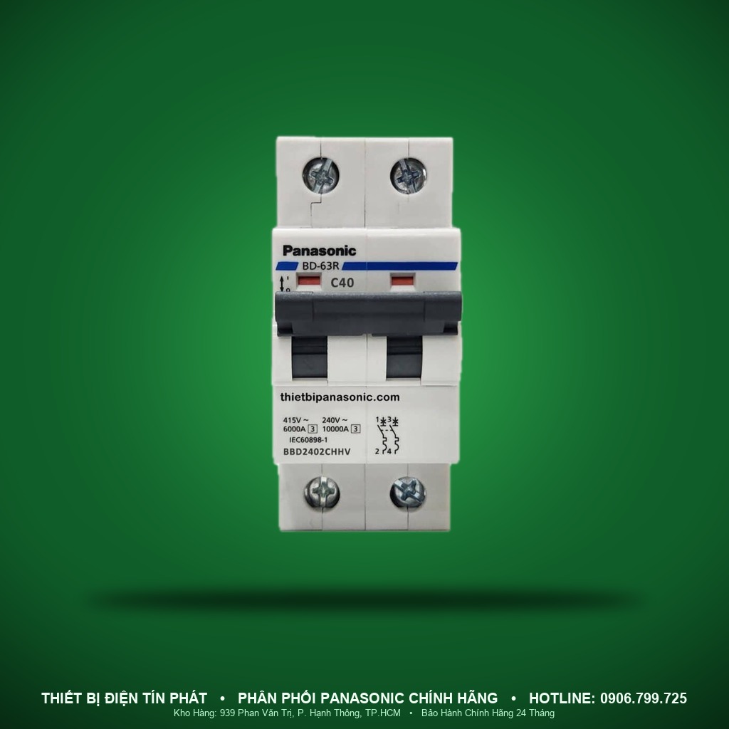 BBD240CHV - BBD240CHV – MCB 2P, 40A, 10kA – Panasonic
