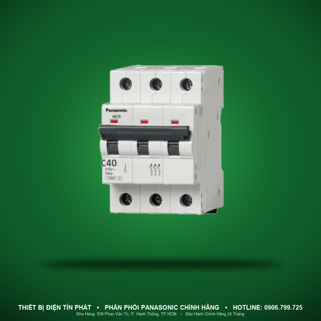 BBD340CHV - BBD340CHV – MCB 3P, 40A, 10kA – Panasonic