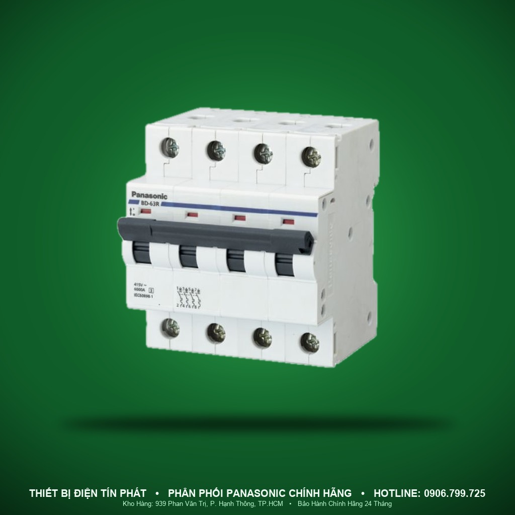 BBD4100CHV - BBD4100CHV – MCB 4P, 100A, 10kA – Panasonic