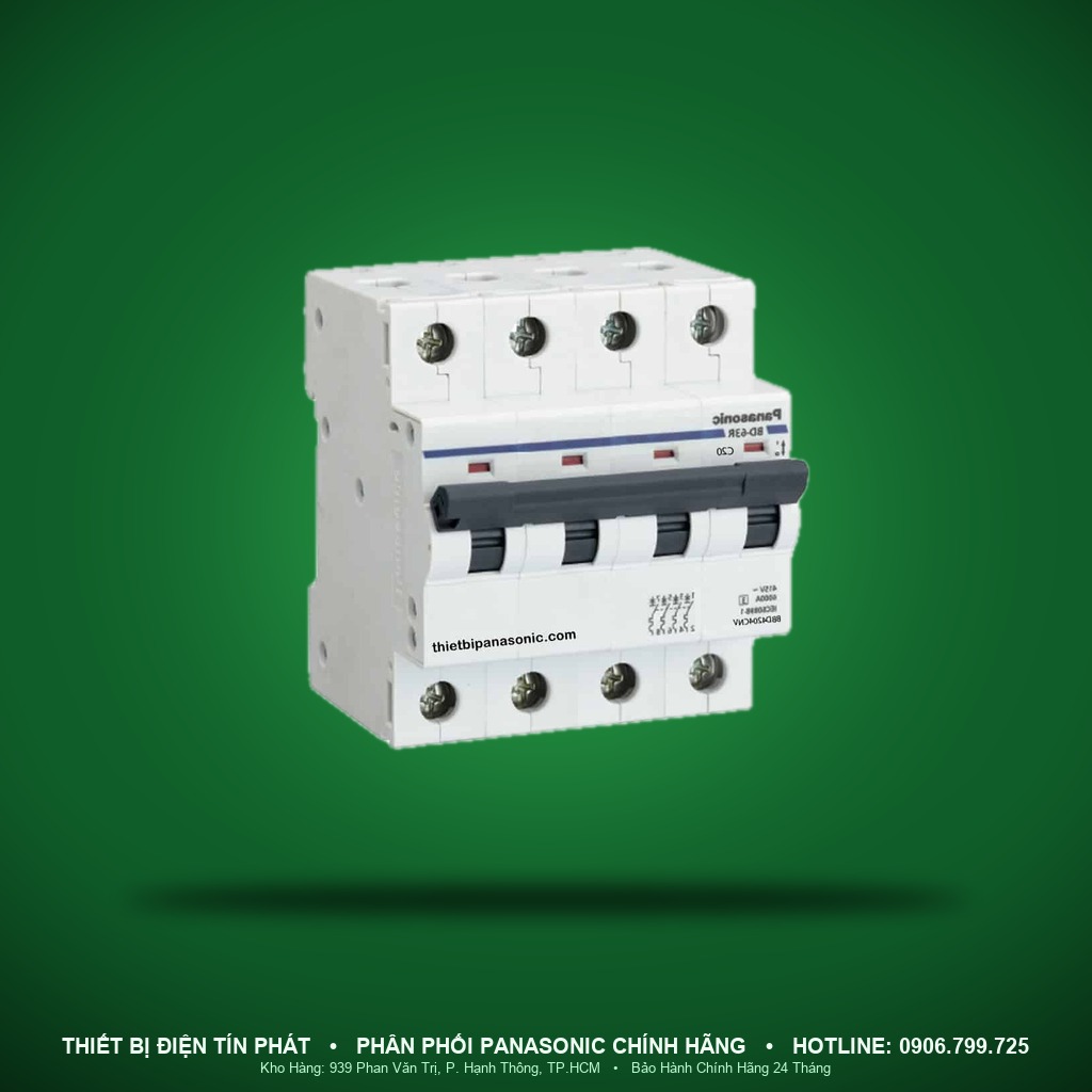 BBD420CNV - BBD420CNV – MCB 4P, 20A, 6kA – Panasonic