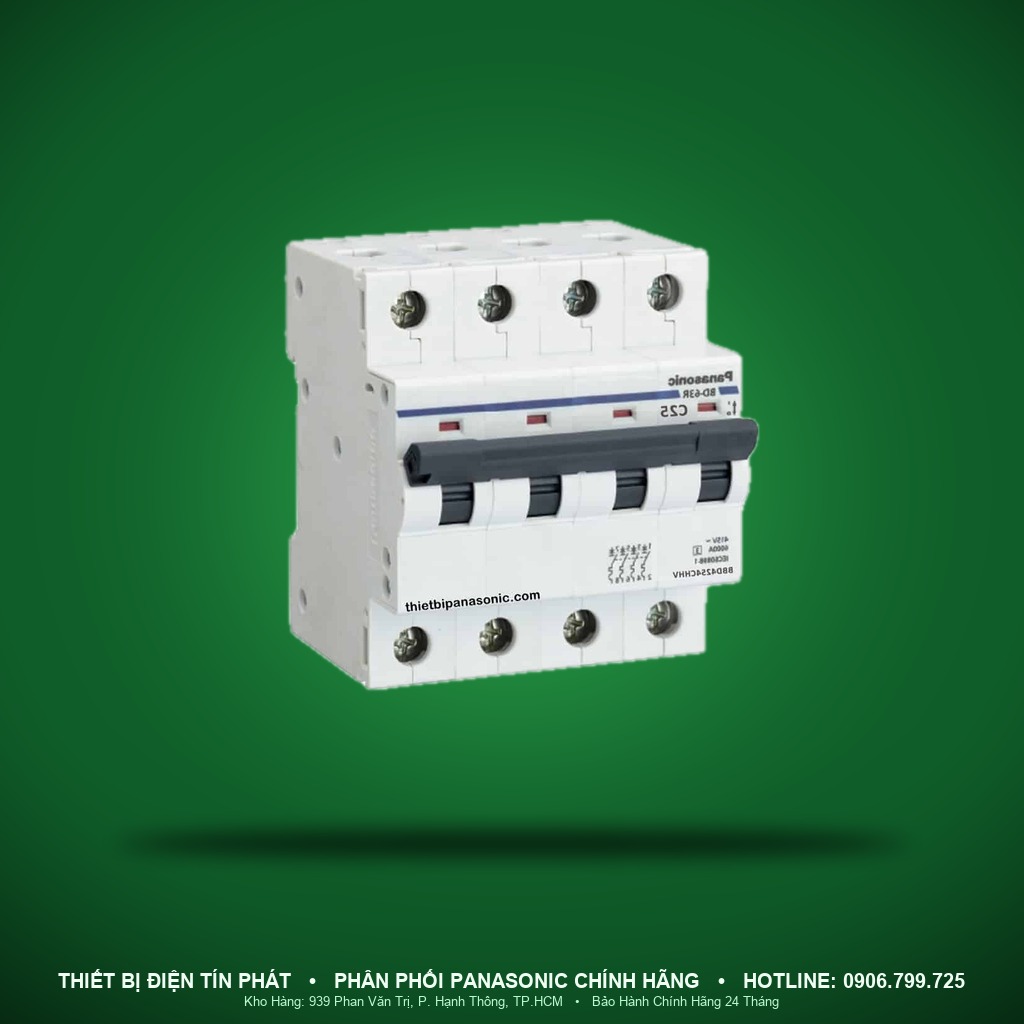 BBD425CHV - BBD425CHV – MCB 4P, 25A, 10kA – Panasonic
