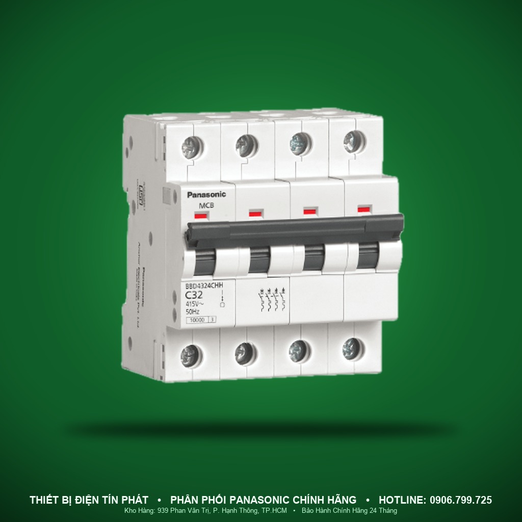 BBD432CHV - BBD432CHV – MCB 4P, 32A, 10kA – Panasonic