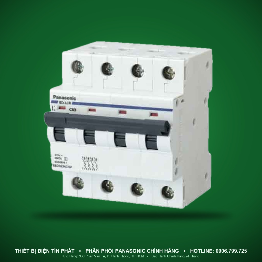 BBD432CNV - BBD432CNV – MCB 4P, 32A, 6kA – Panasonic